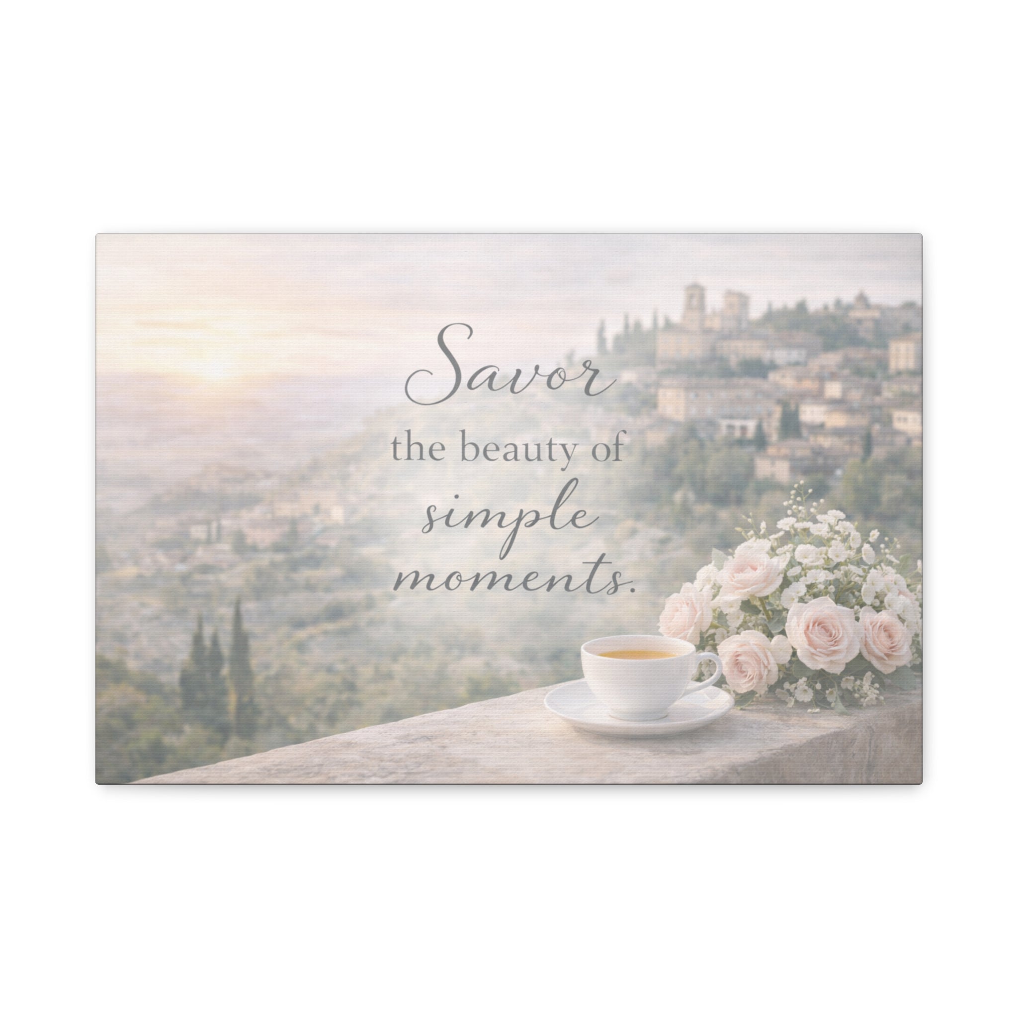 "Beauty of Simple Moments" Canvas Wall Art