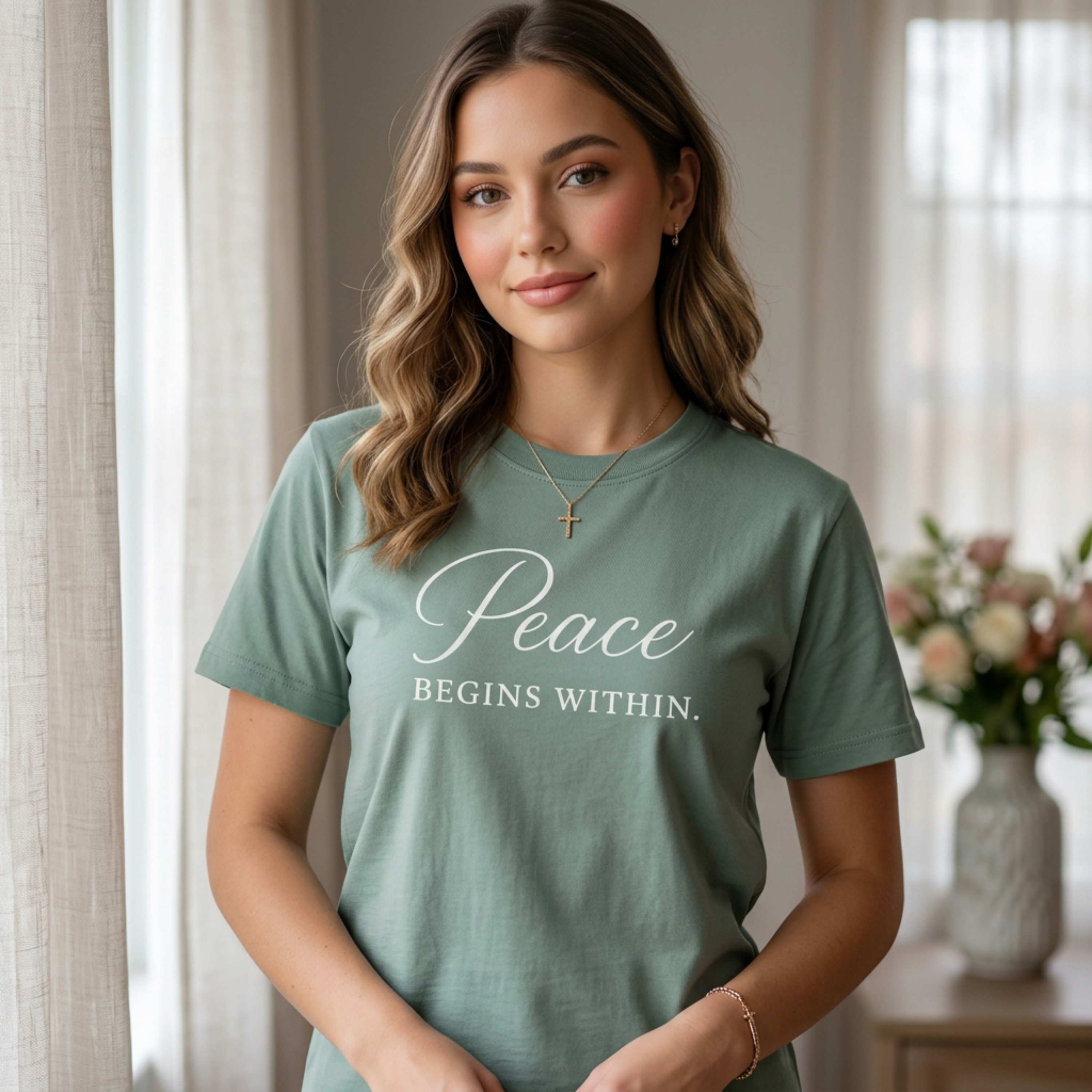 "Peace Begins Within" Everyday Tee
