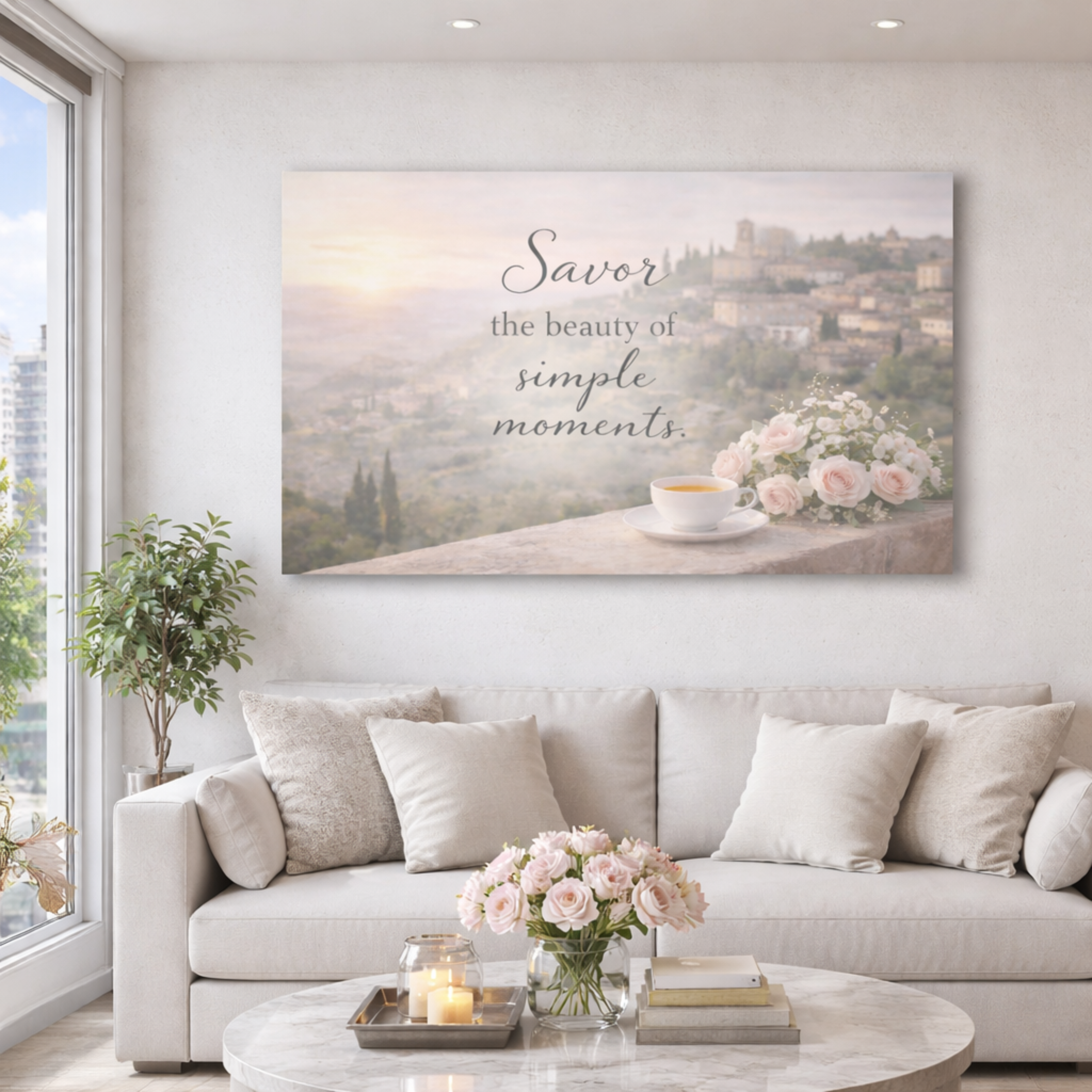 "Beauty of Simple Moments" Canvas Wall Art