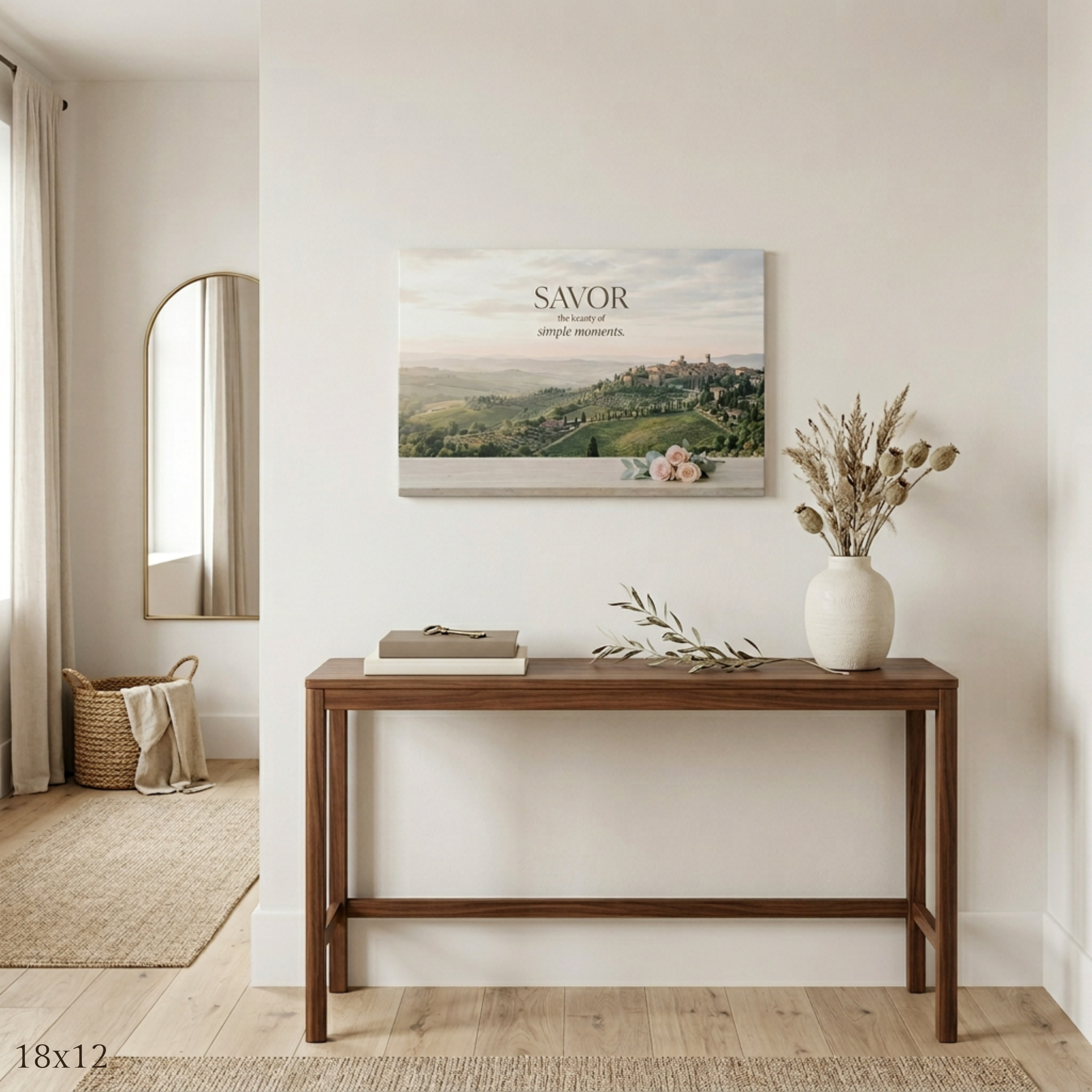 "Savor the Beauty" Canvas Wall Art