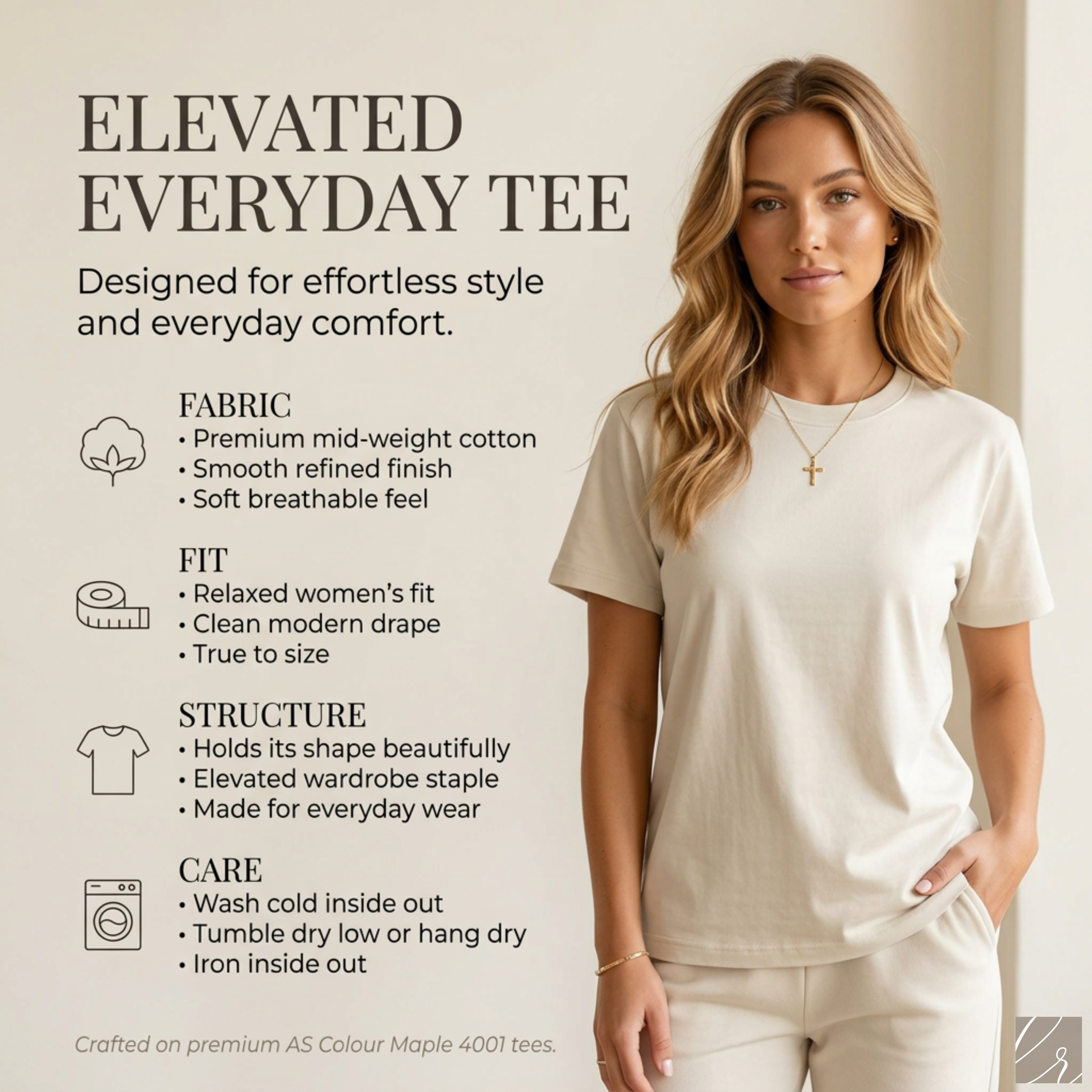 "Redesigned Signature” Everyday Tee