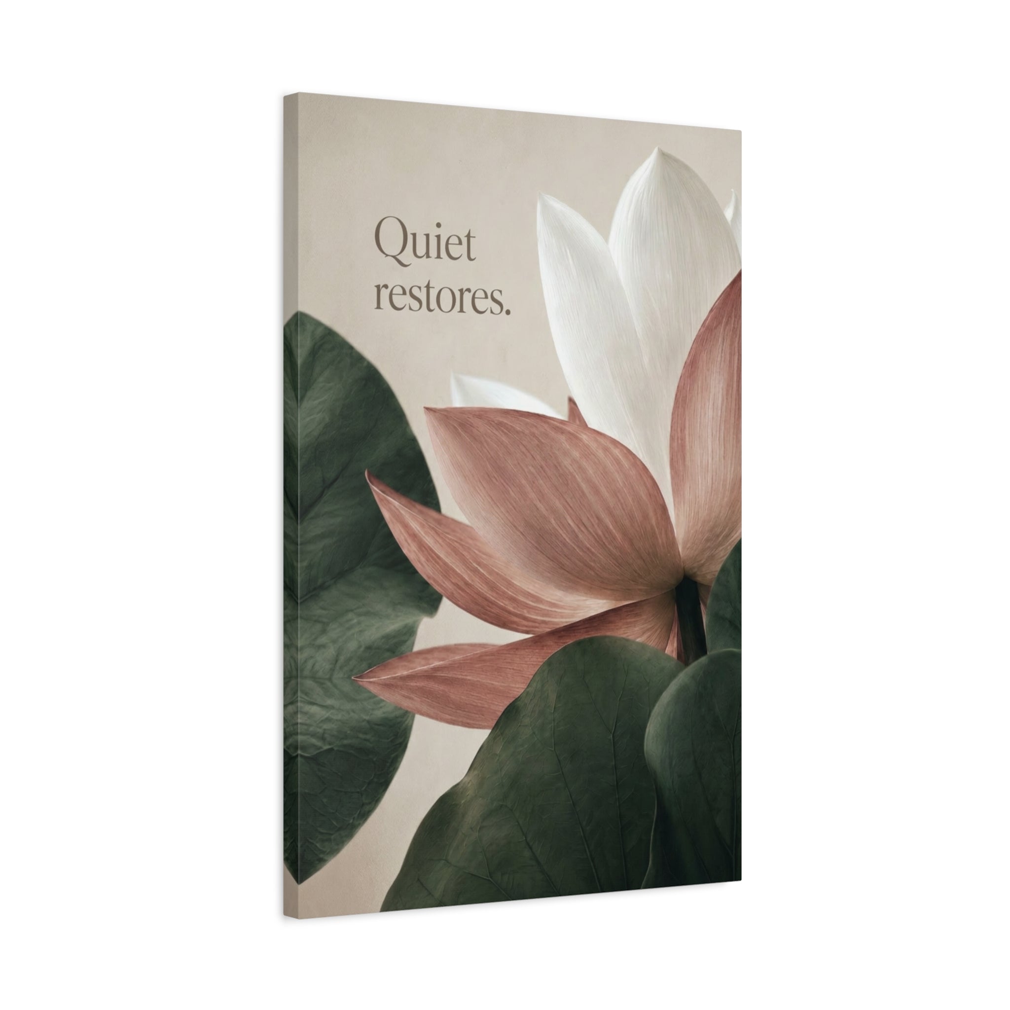 Quiet Restores | Wellness Spa Wall Art