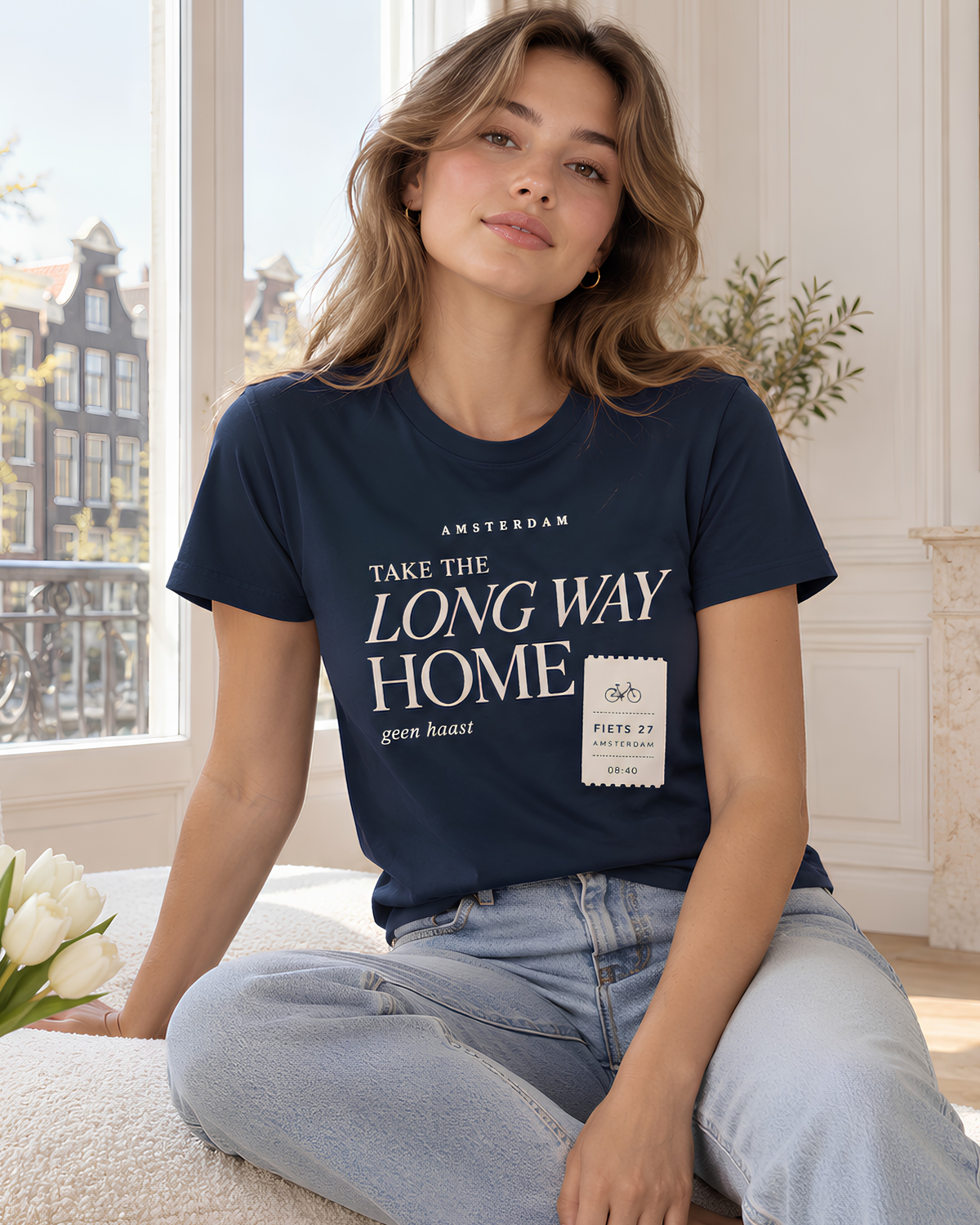 Amsterdam Tee | Take the Long Way Home