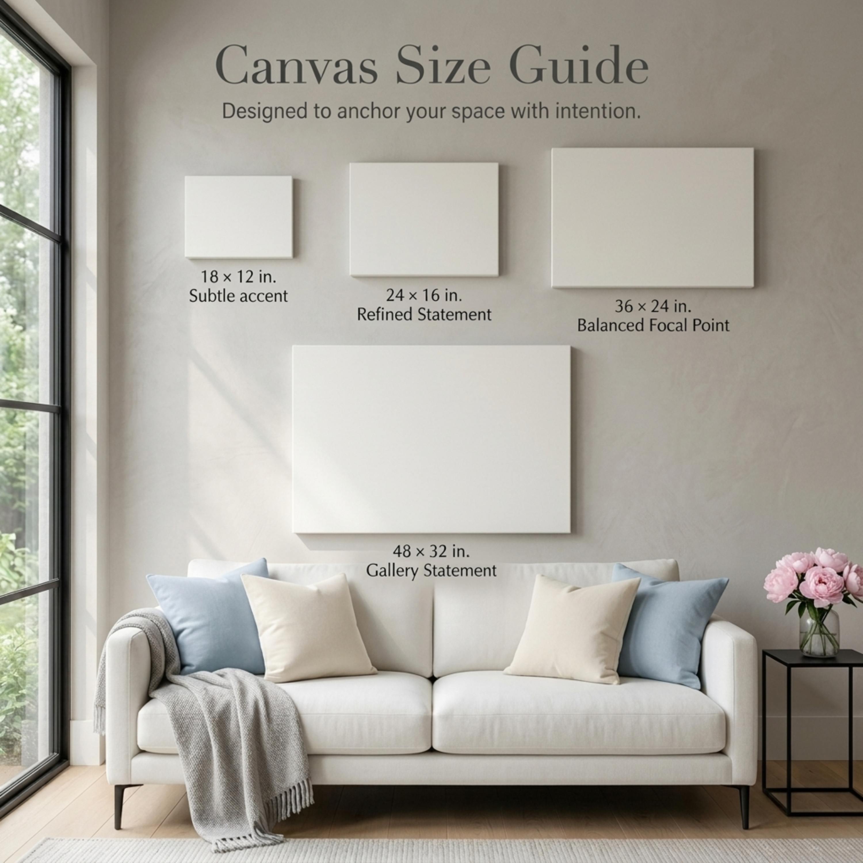 "Gentle Tides" Canvas Wall Art