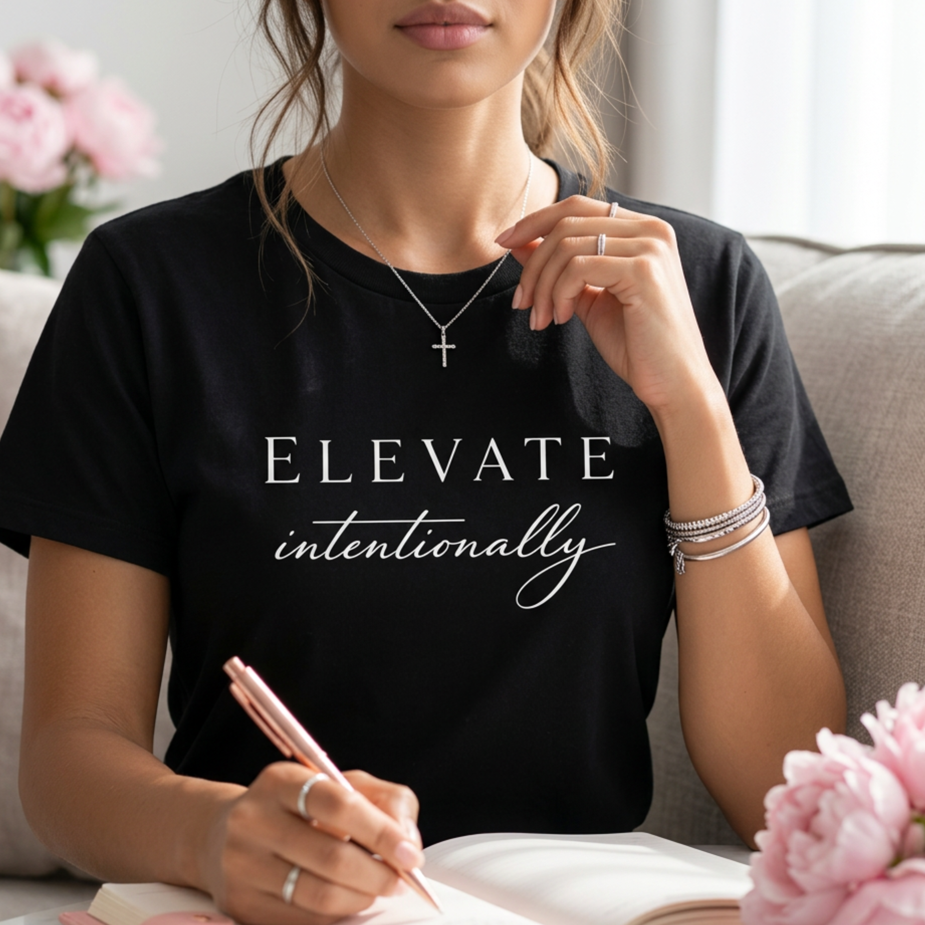 "Elevate Intentionally" Everyday Tee
