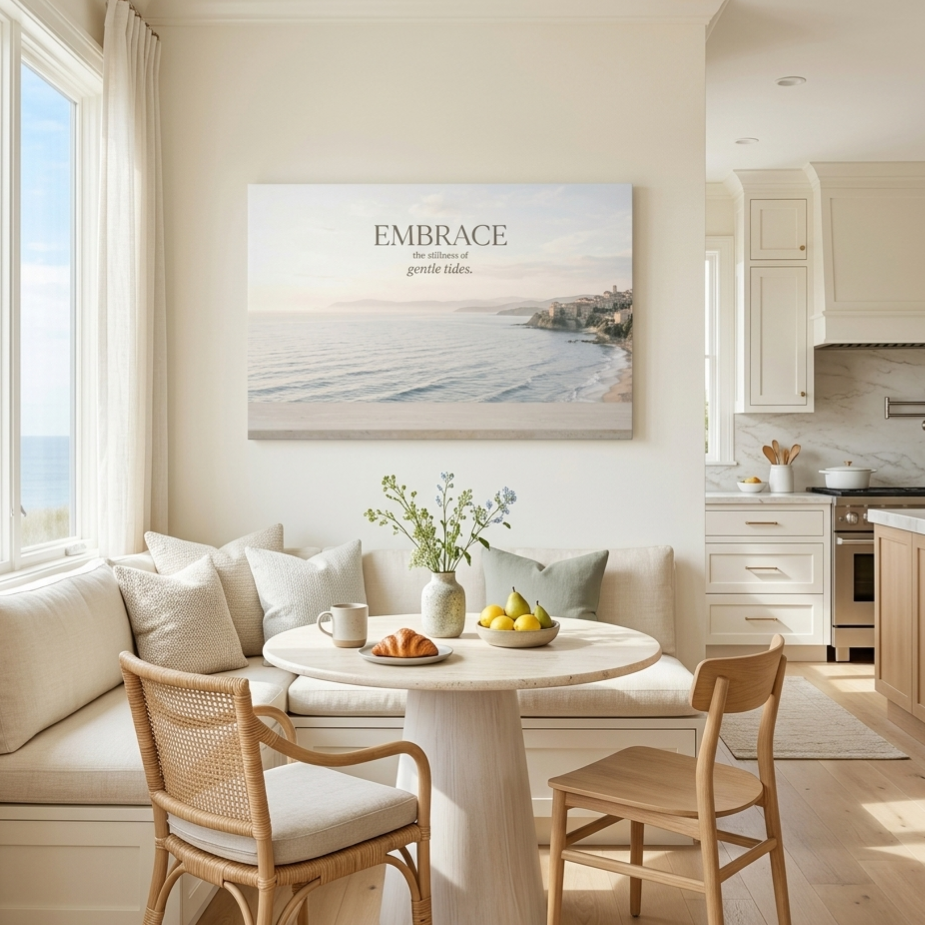 "Gentle Tides" Canvas Wall Art