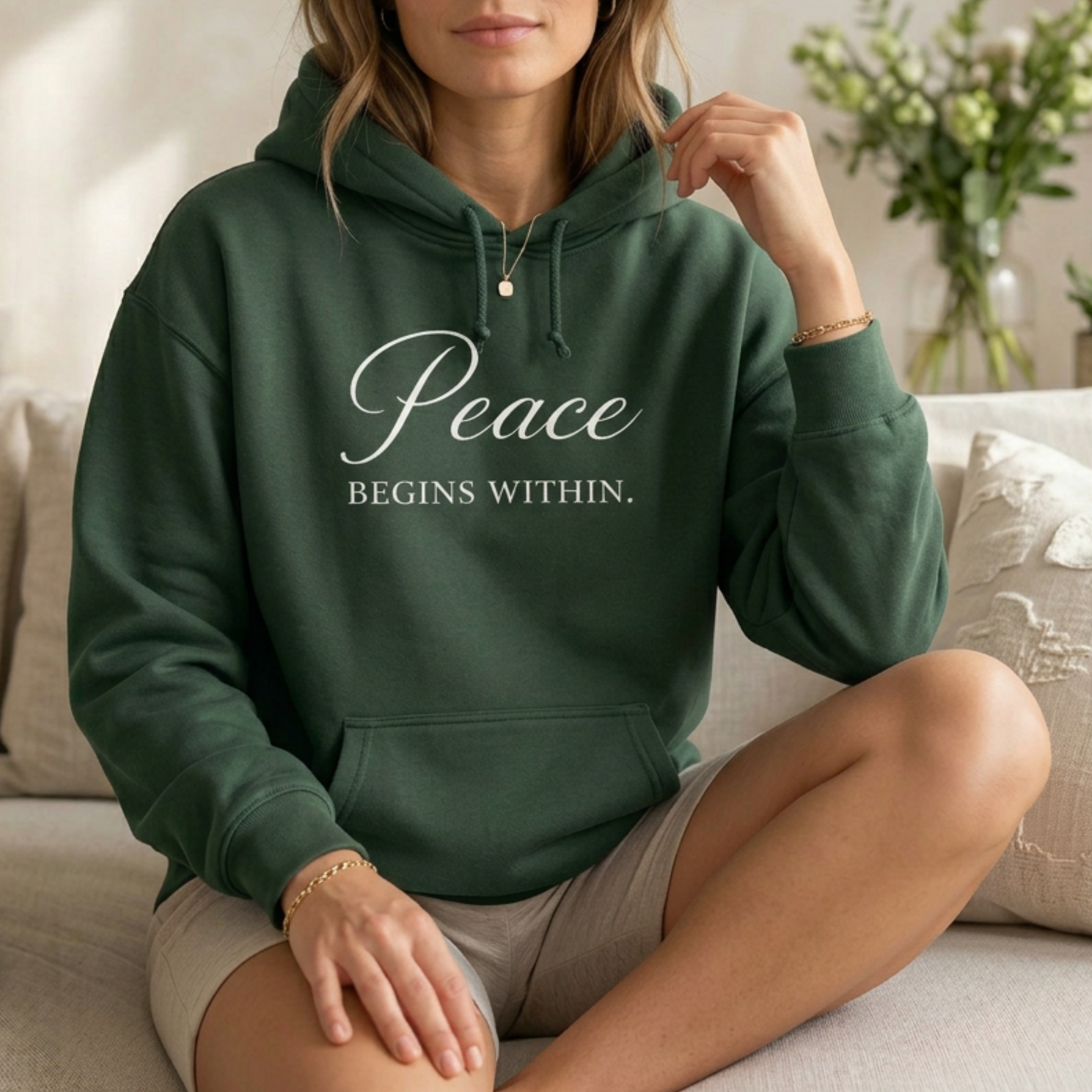 "Peace Begins Within" Hoodie