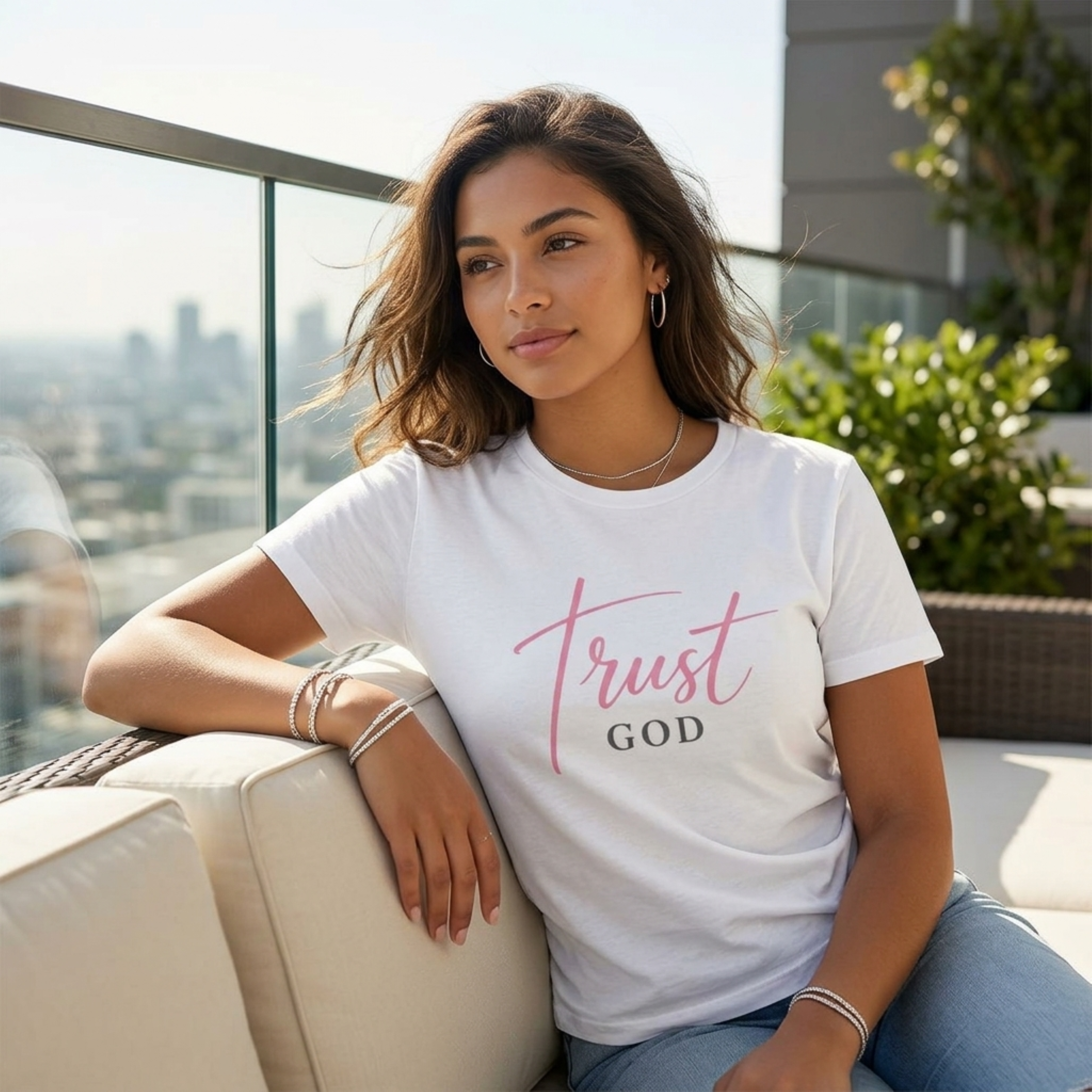 "Trust God" Everyday Tee