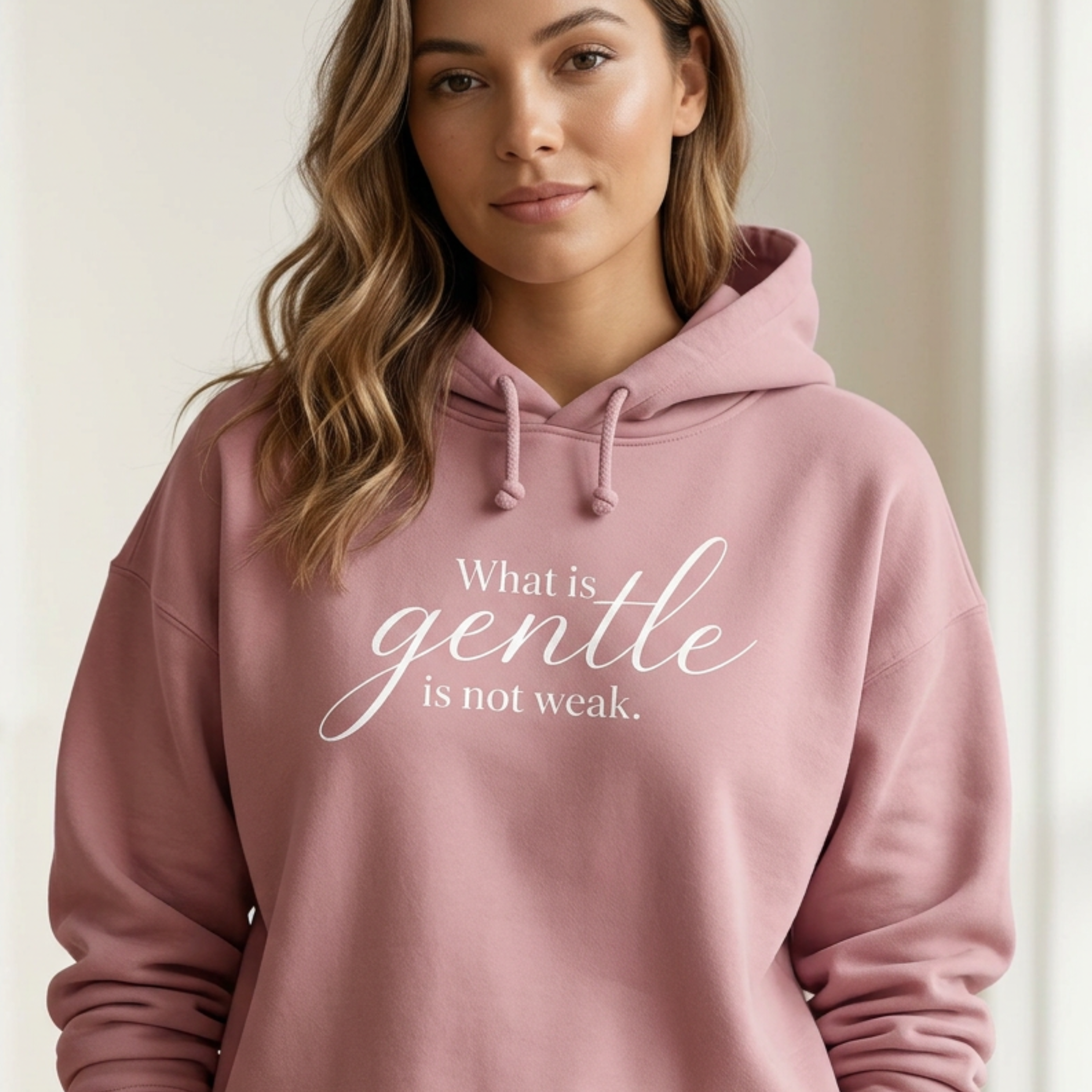 "Gentle Is Not Weak" Hoodie