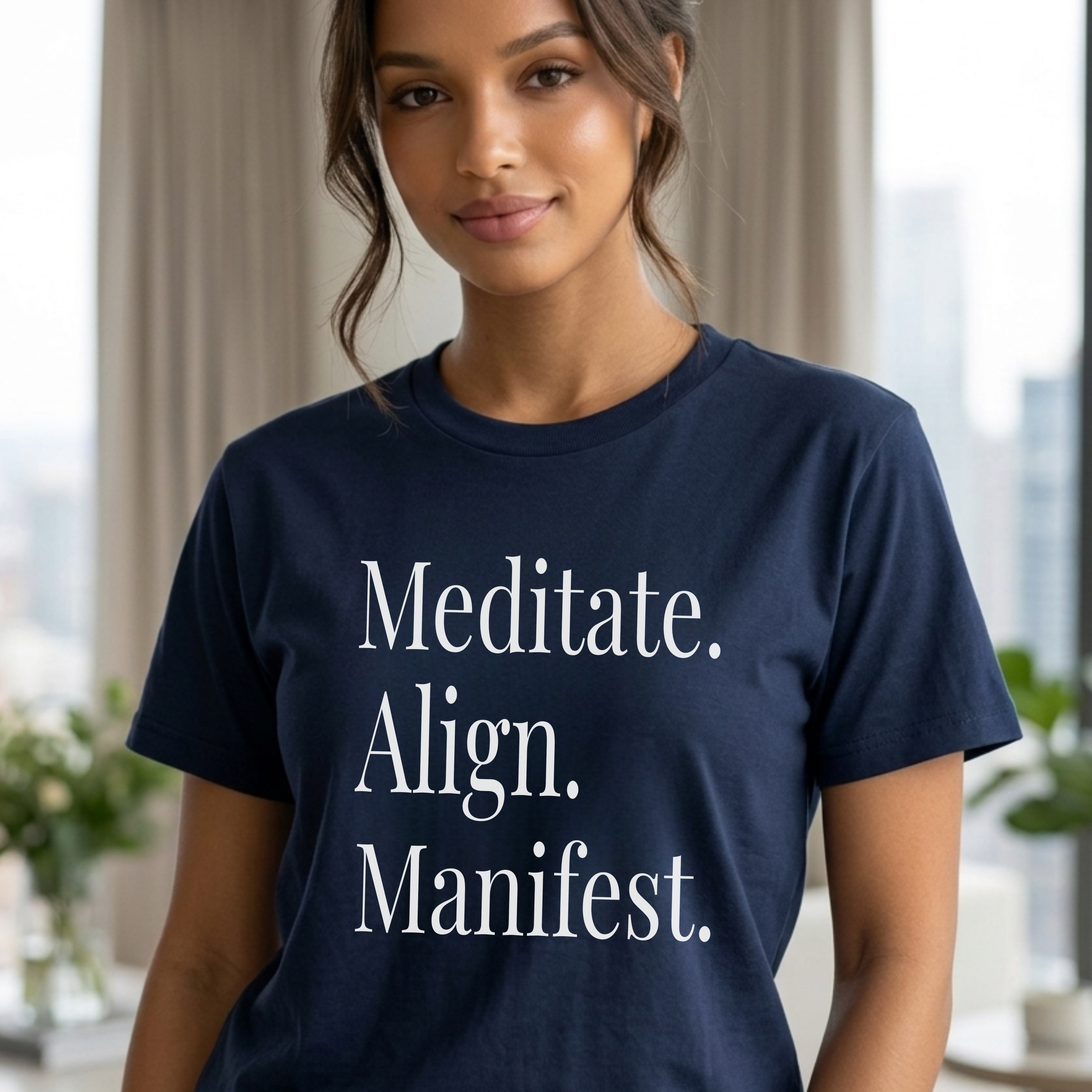 "Meditate. Align. Manifest." T-Shirt