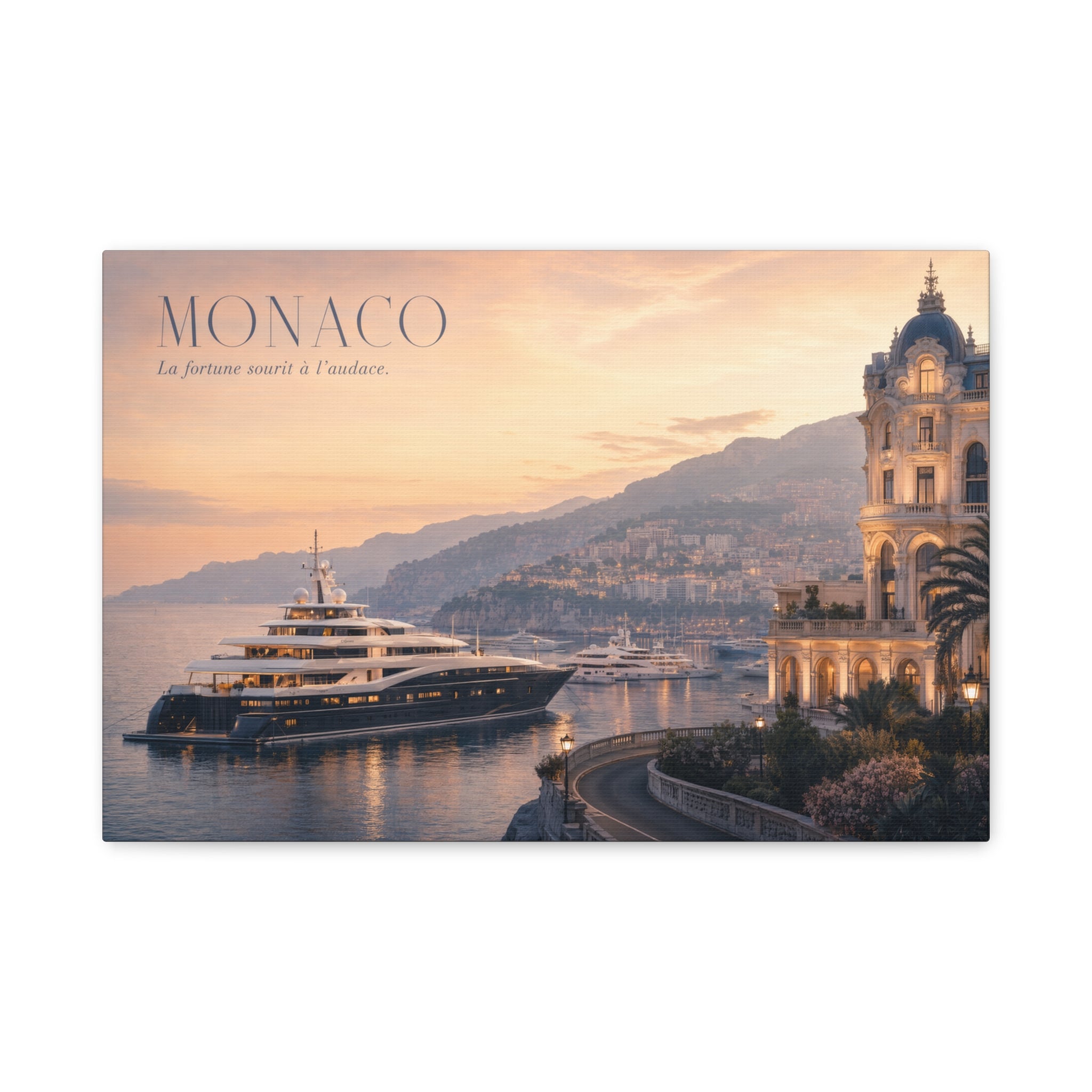 Positano Coastal Canvas Print — Italian Coast Wall Art