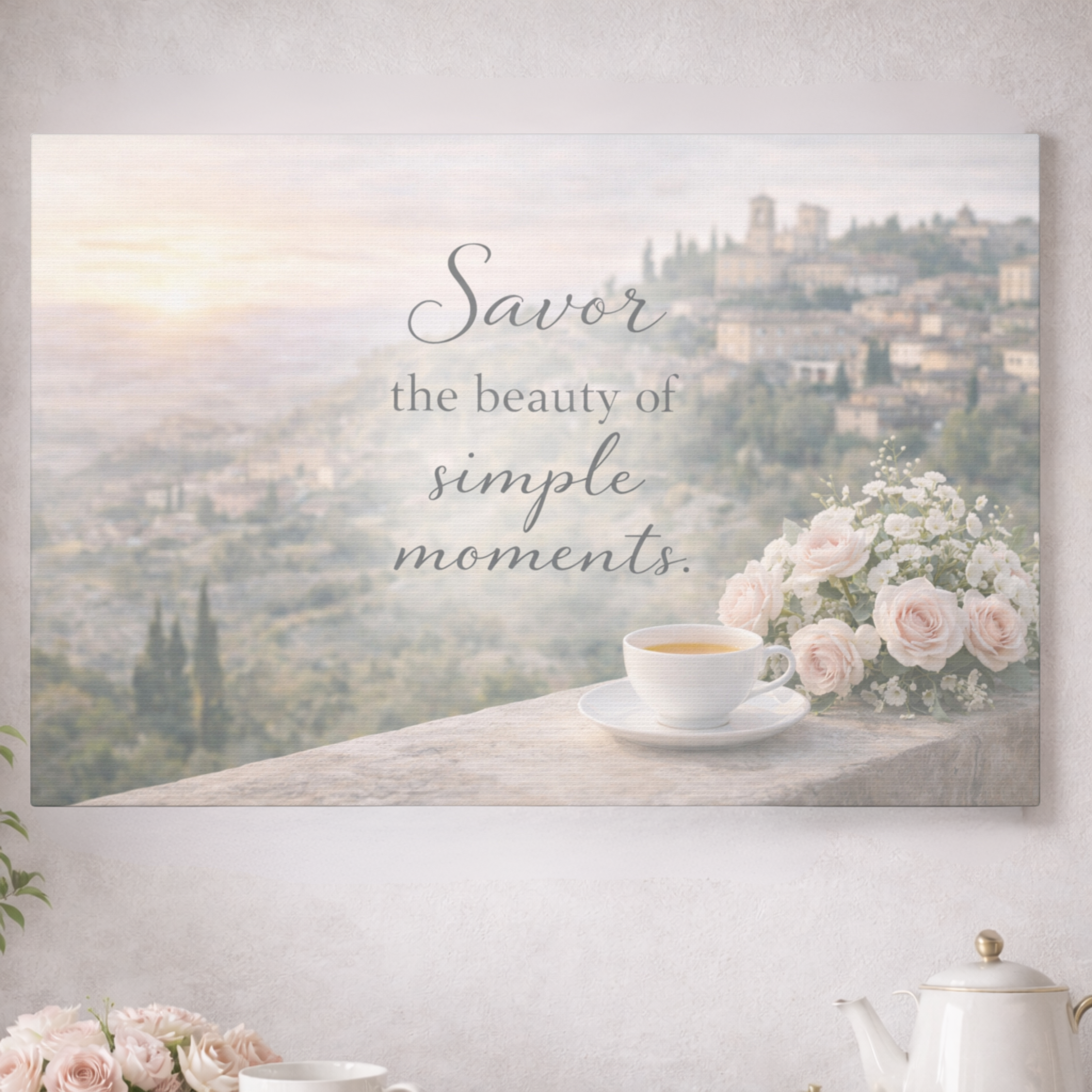 "Beauty of Simple Moments" Canvas Wall Art