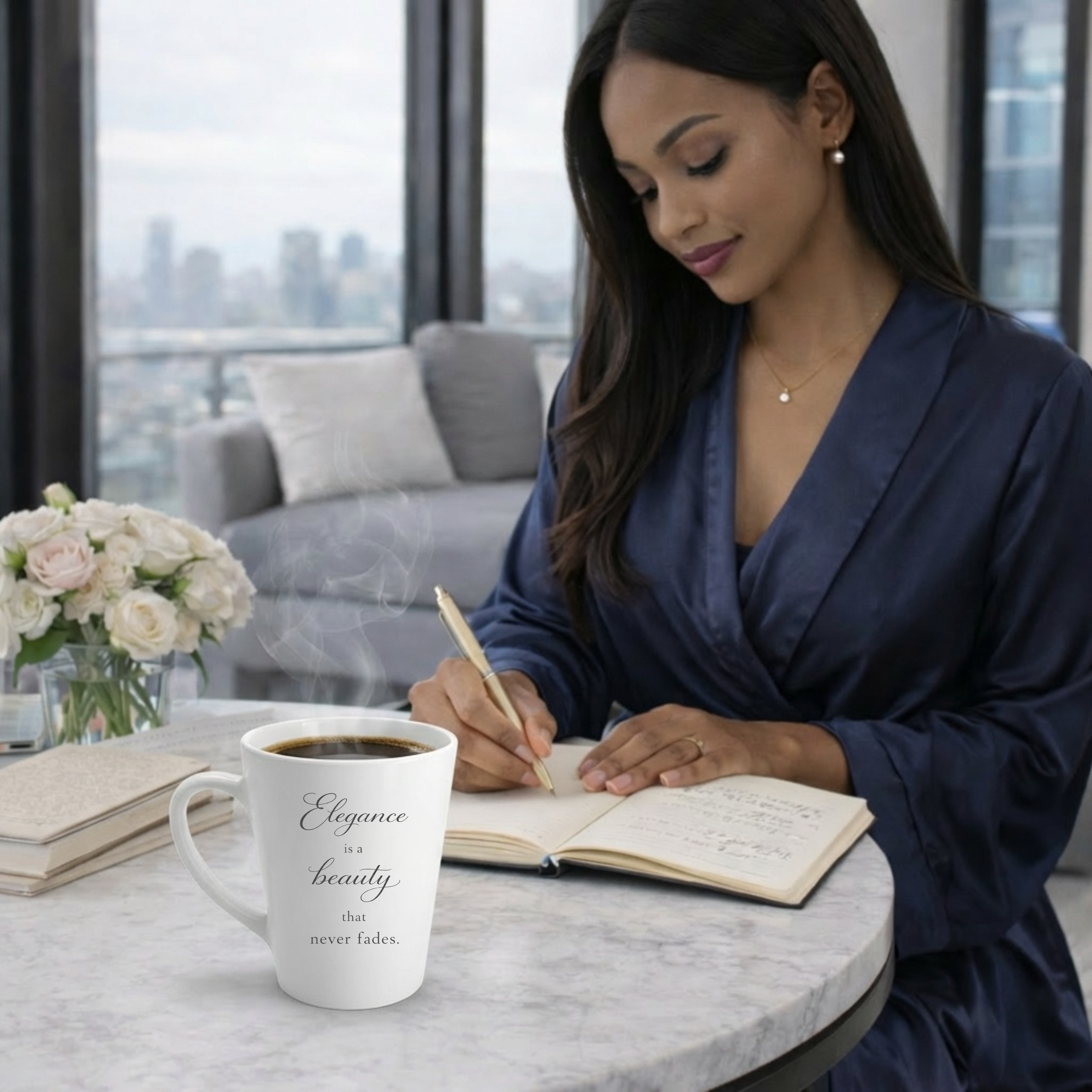 "Elegance is a Beauty" Mugs