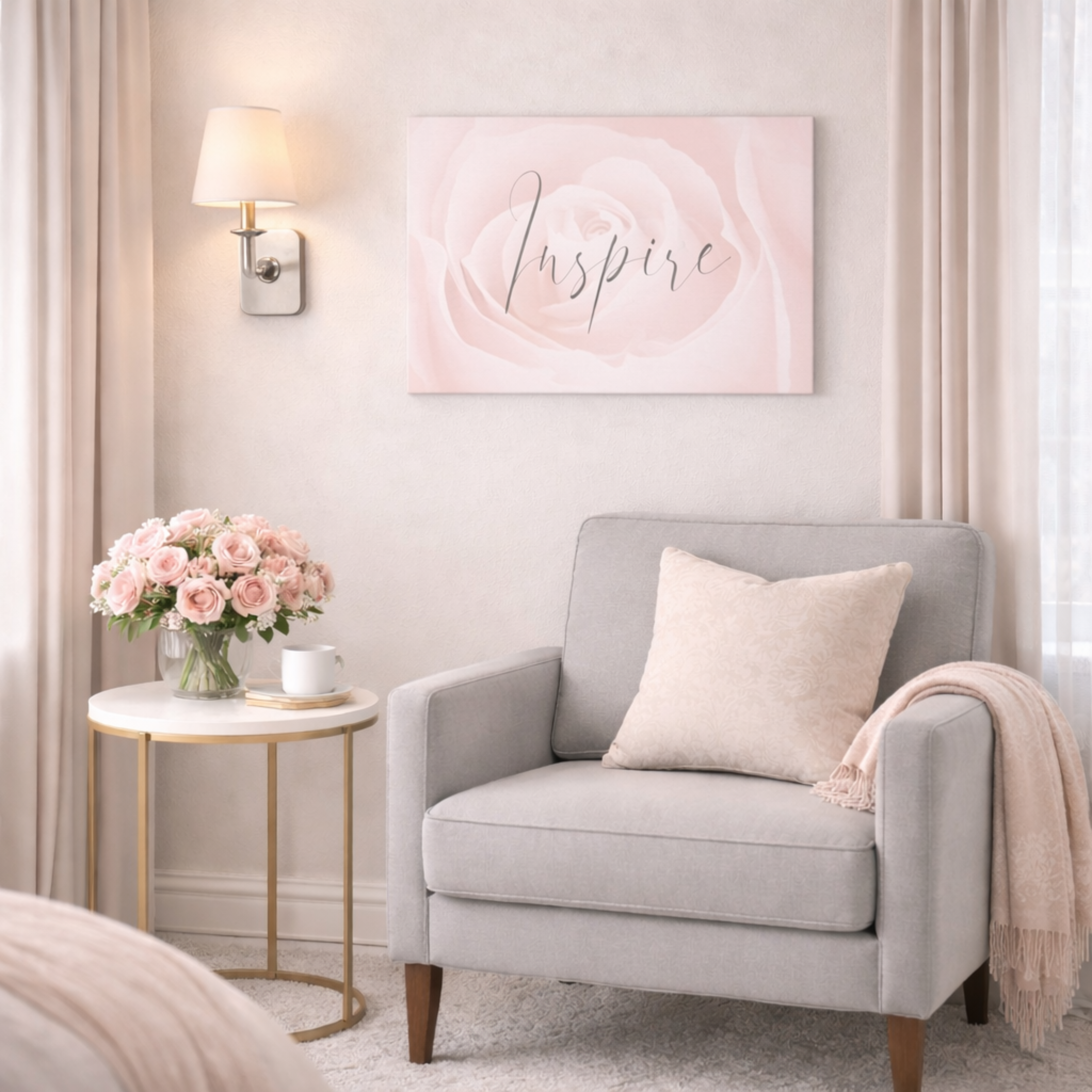 "Inspire" Canvas Wall Art