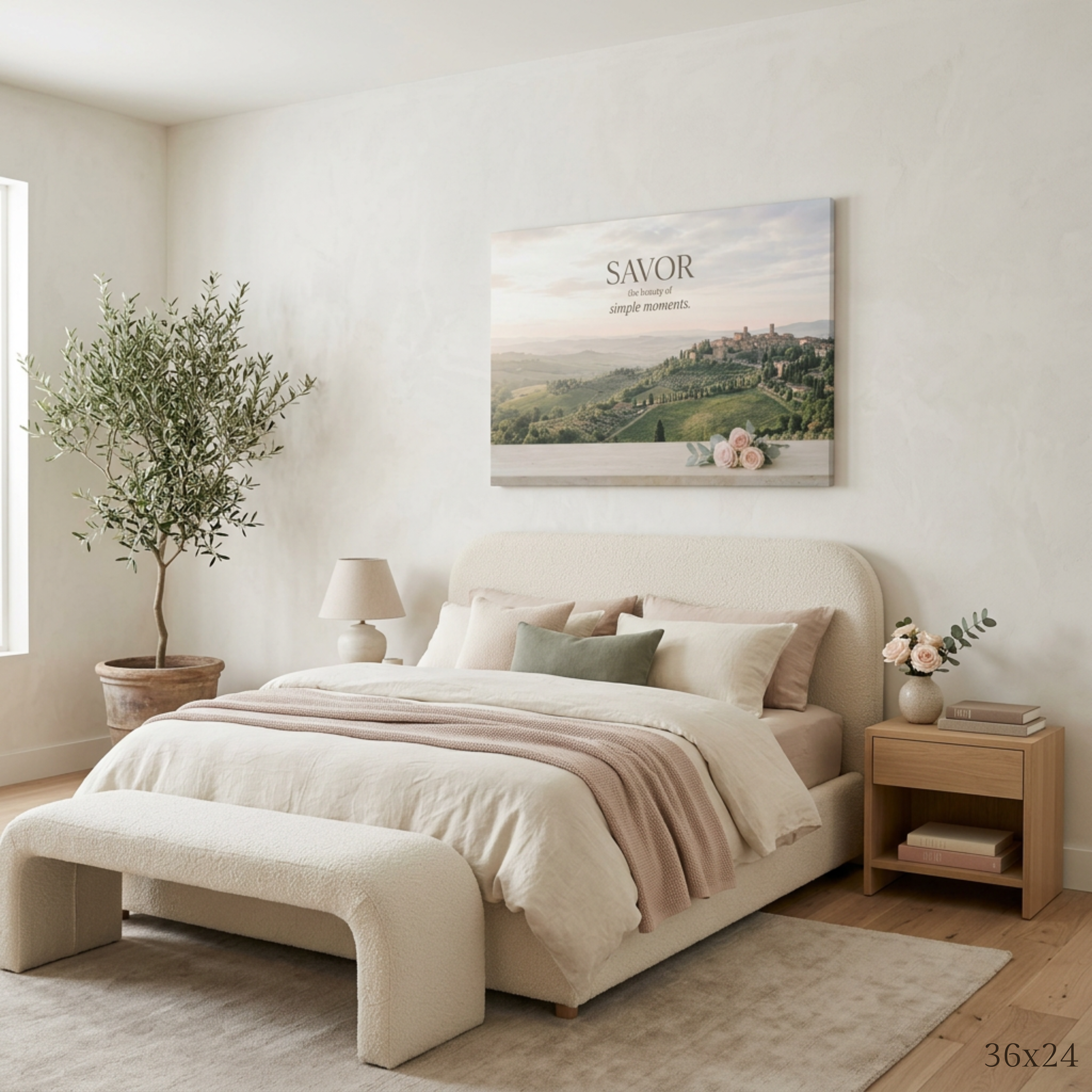 "Savor the Beauty" Canvas Wall Art