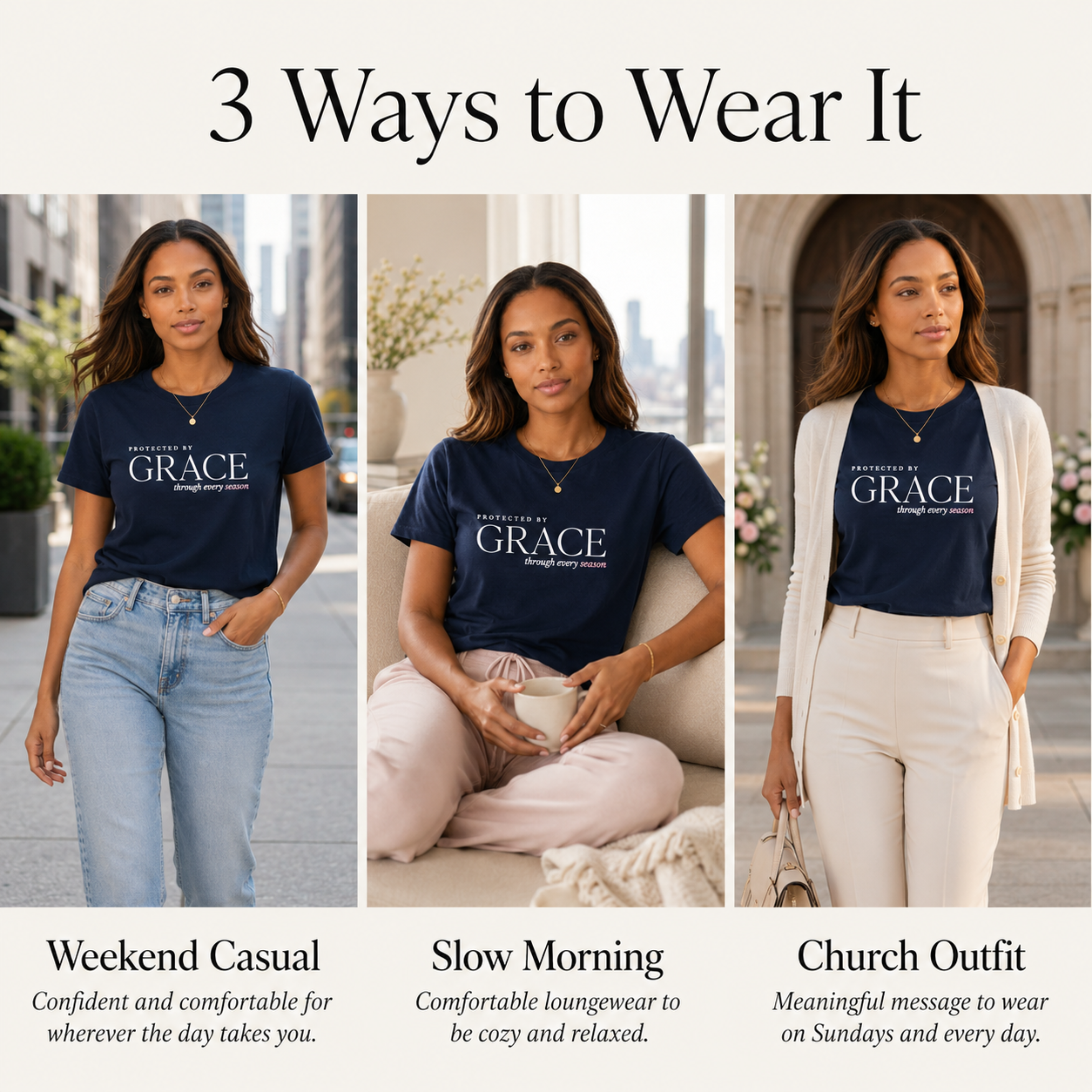 "Protected by Grace" | Everyday Tee