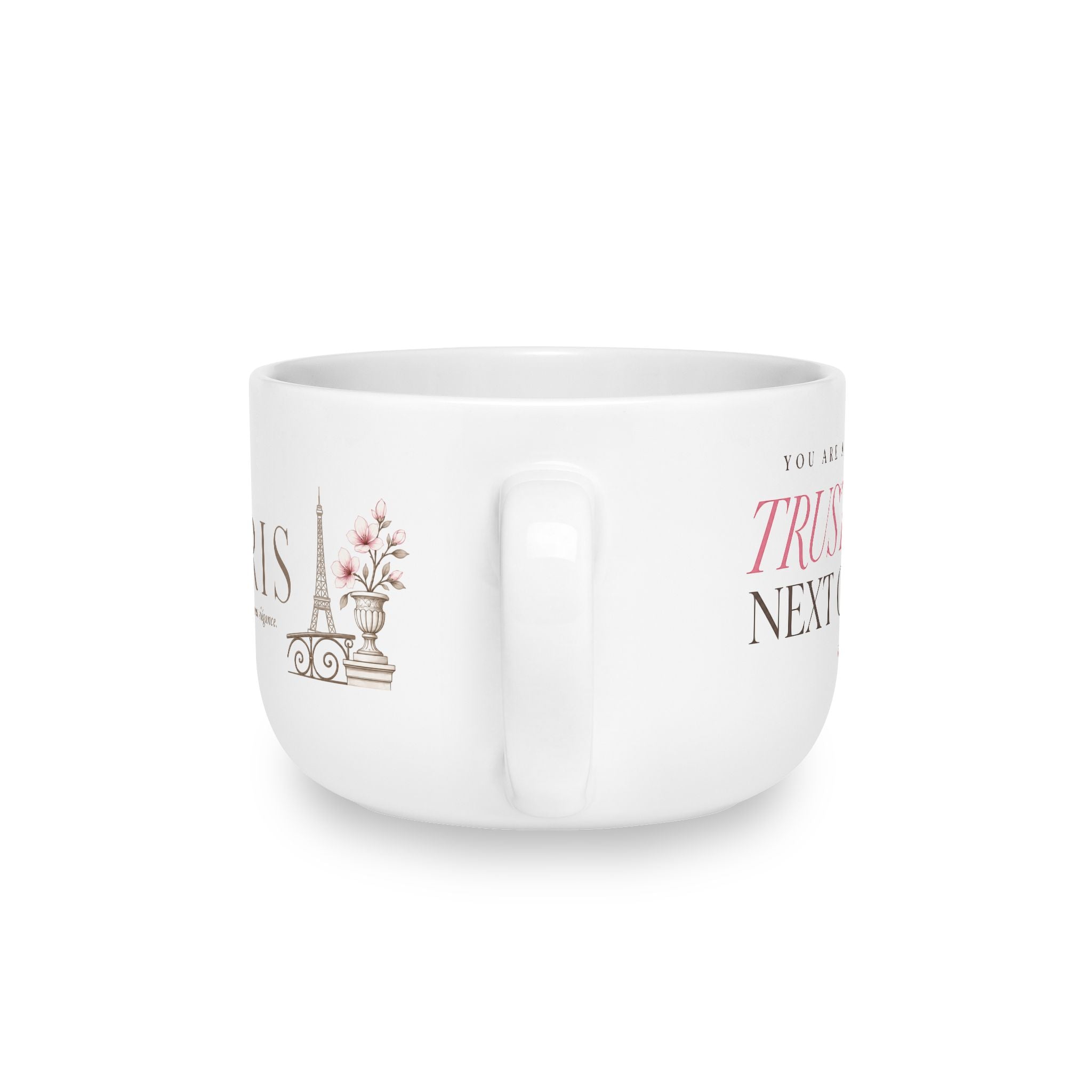 Inspirational Prayer Ceramic Latte Mug — 25oz Large Religious Coffee Cup