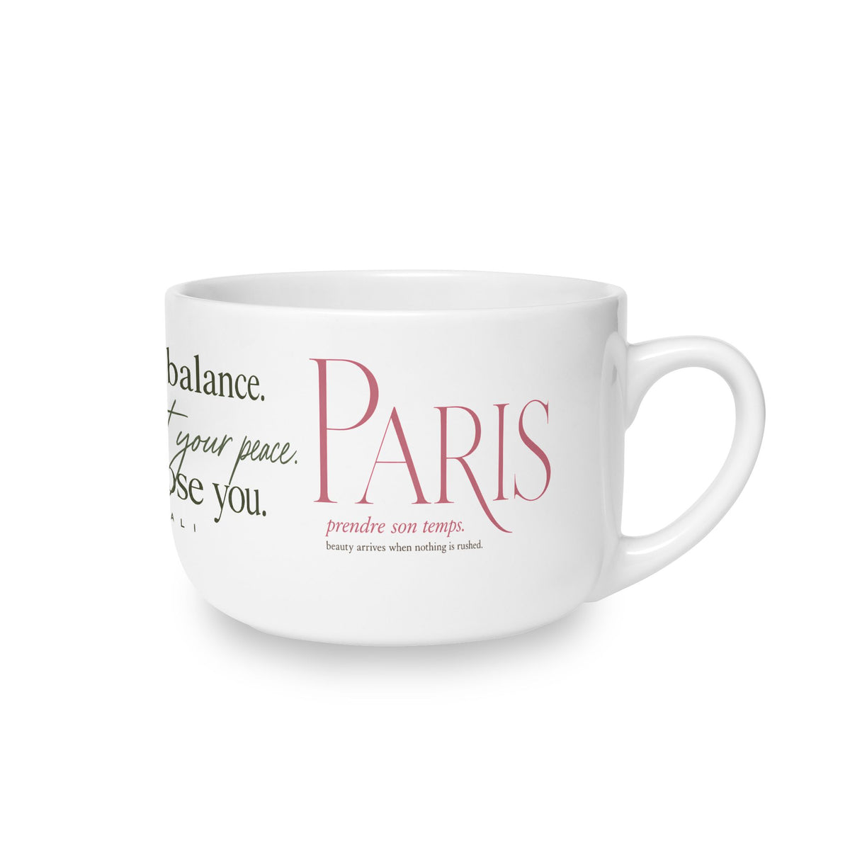 Inspirational Prayer Ceramic Latte Mug — 25oz Large Religious Coffee Cup