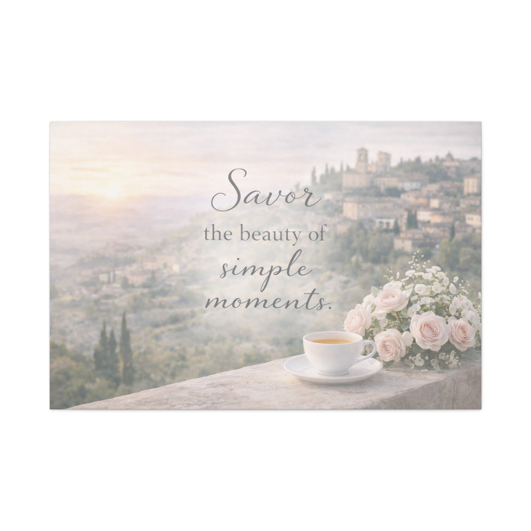 "Beauty of Simple Moments" Canvas Wall Art