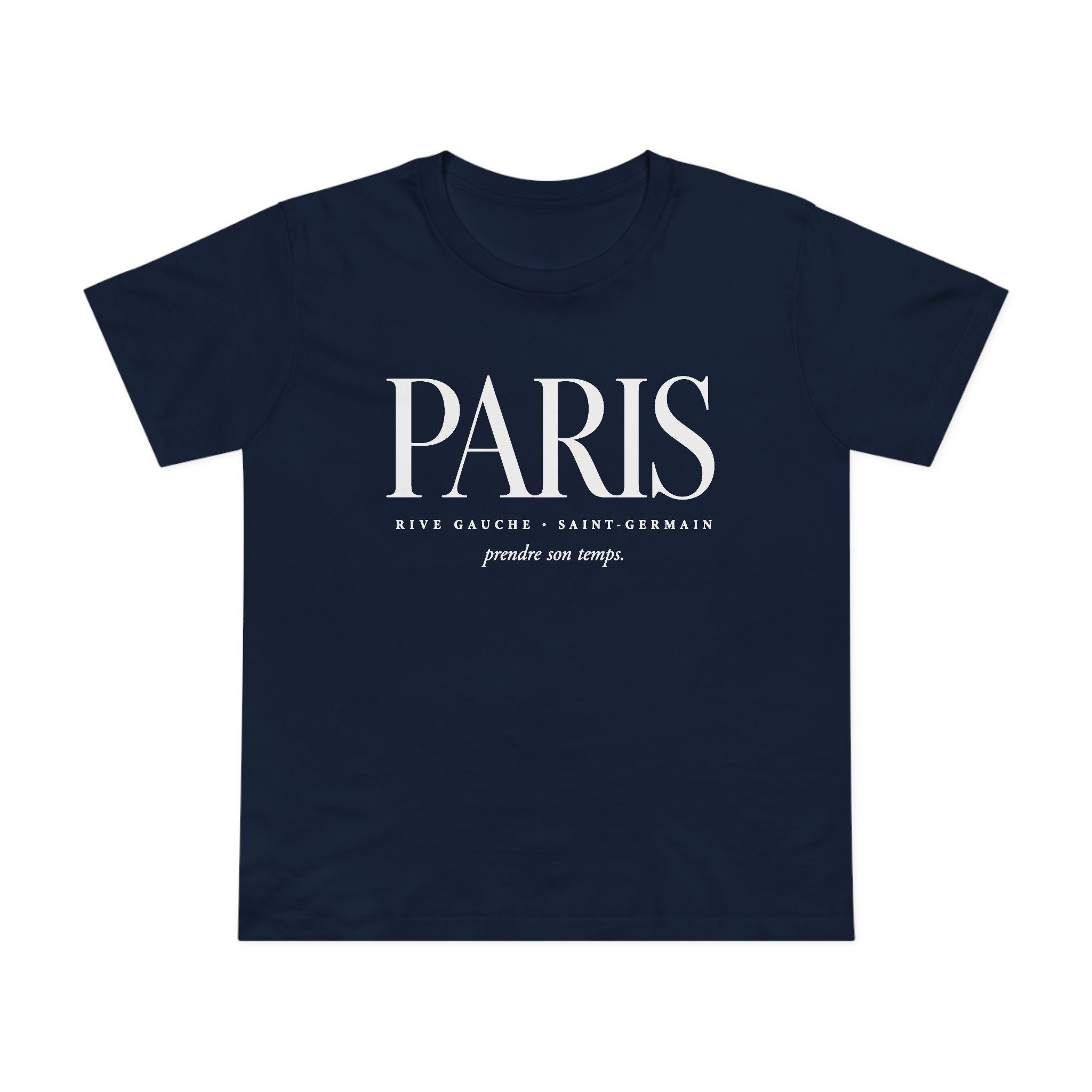 Paris Women’s Tee — Vintage French Typography Maple T-Shirt