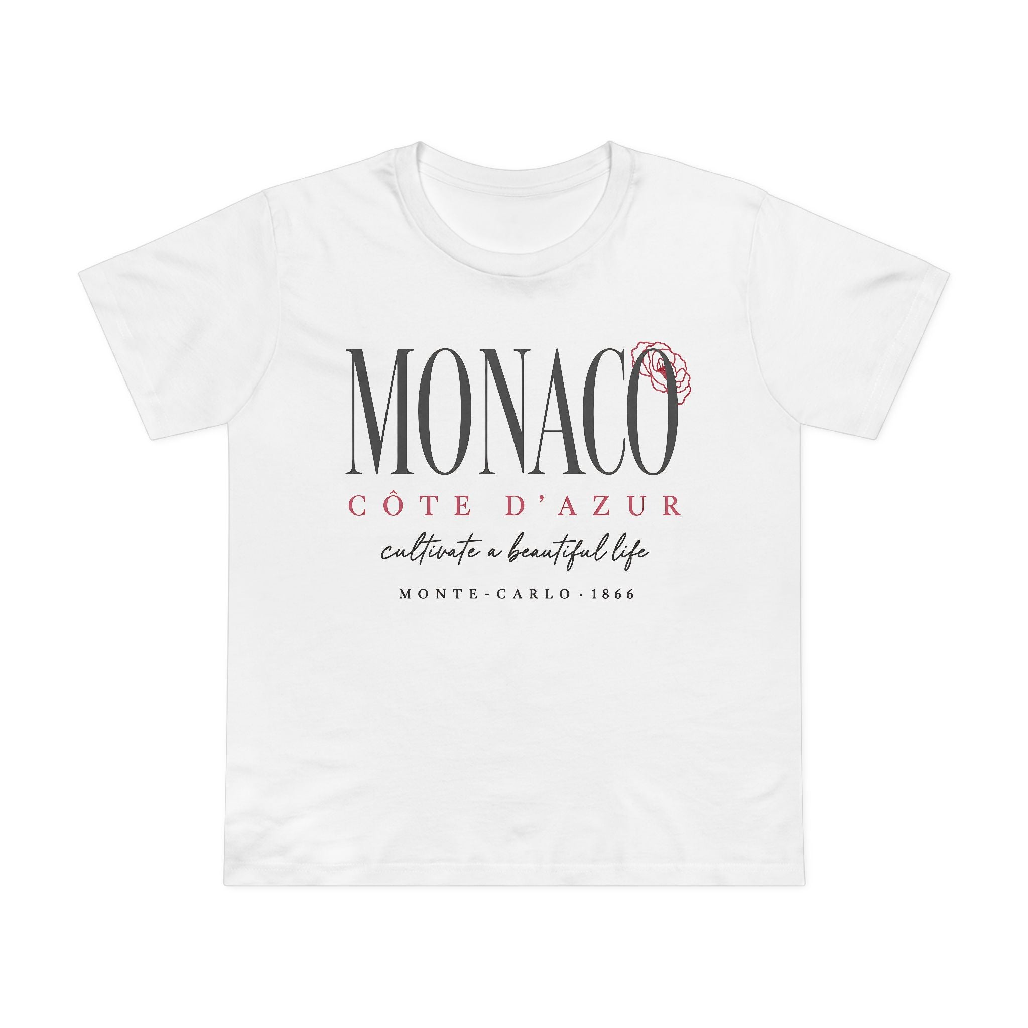 Monaco Cote d'Azur Floral Women’s Tee