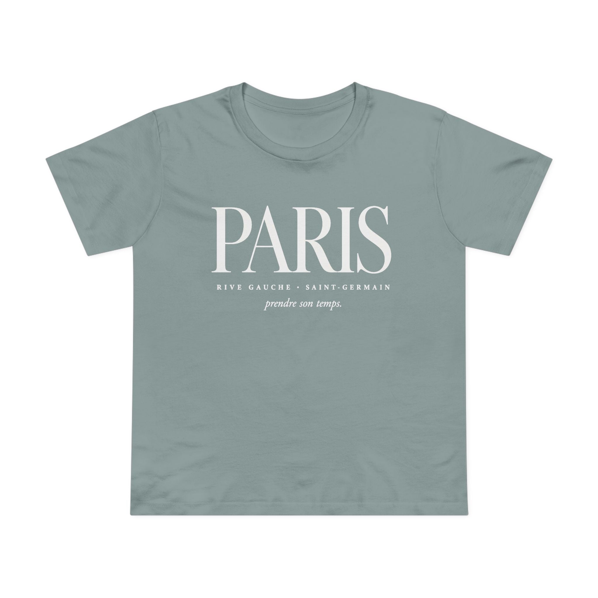Paris Women’s Tee — Vintage French Typography Maple T-Shirt