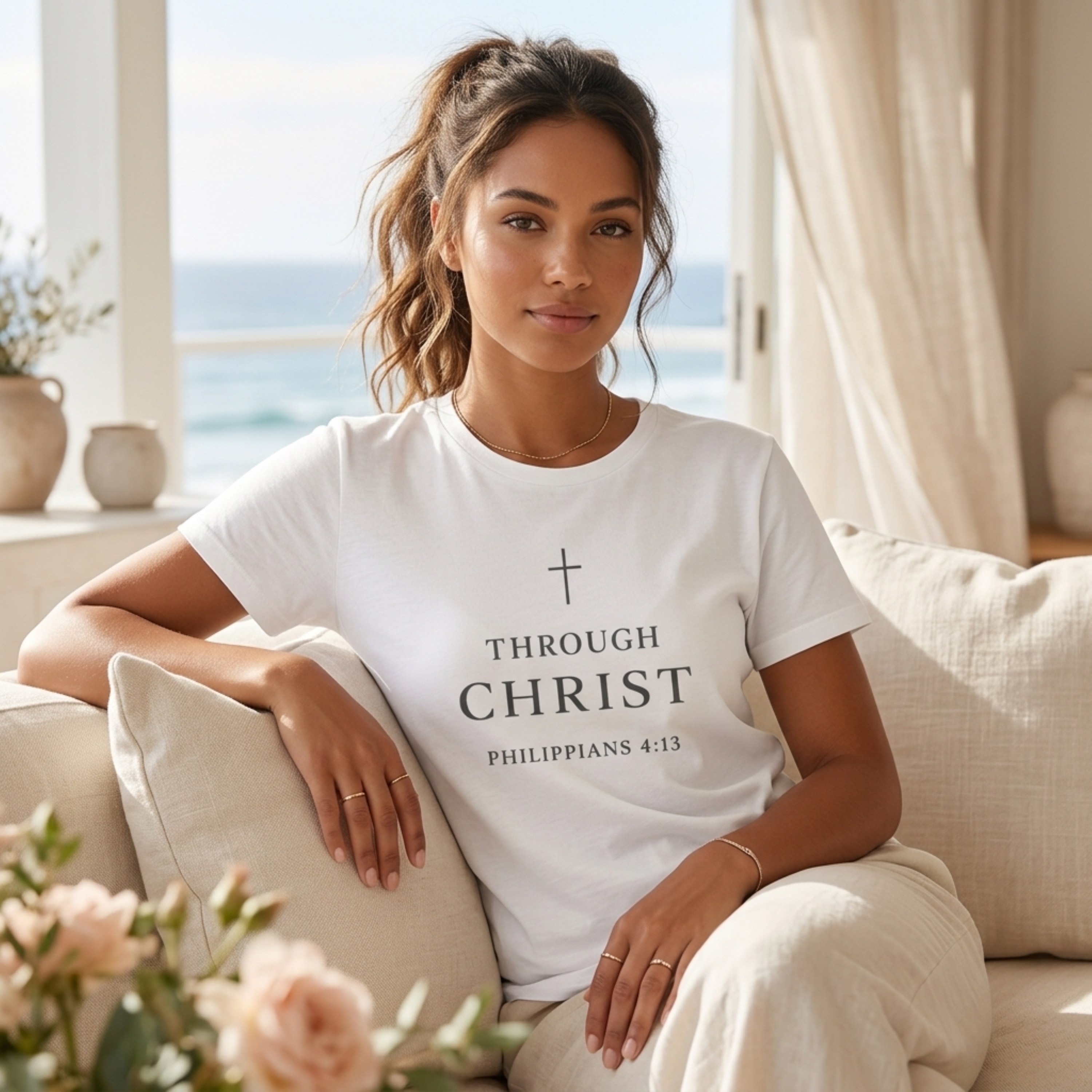 "Through Christ” Everyday Tee