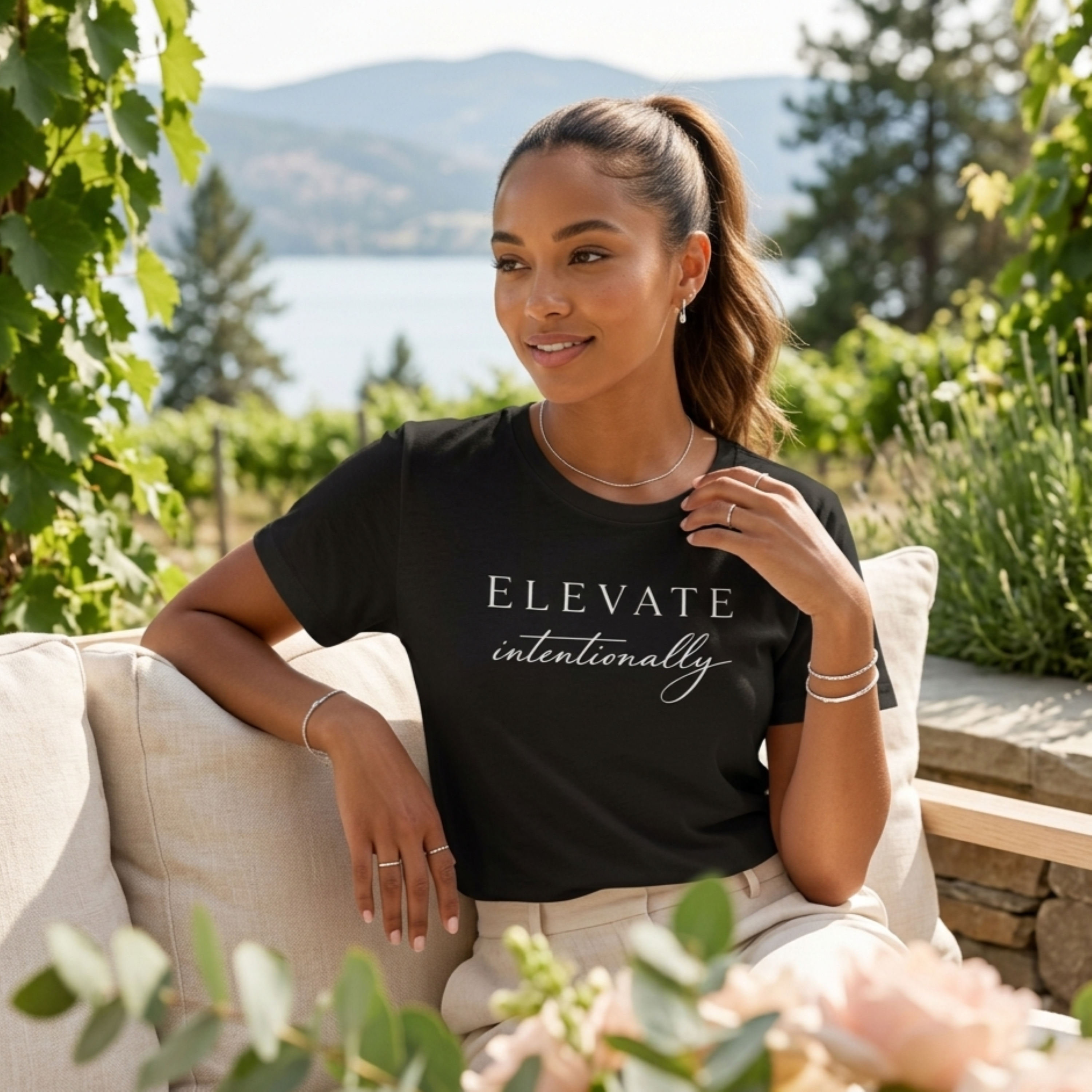 "Elevate Intentionally" Everyday Tee