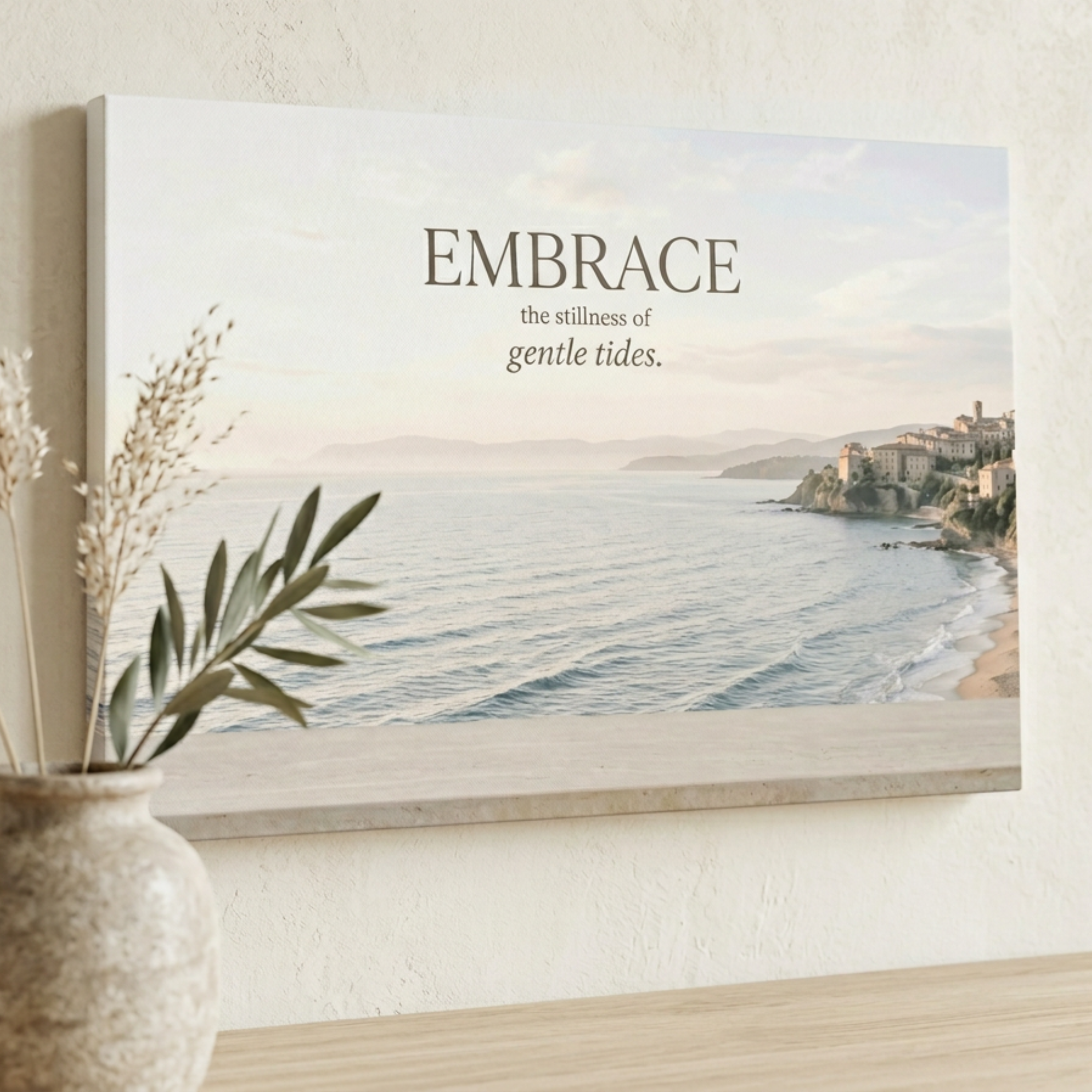 "Gentle Tides" Canvas Wall Art