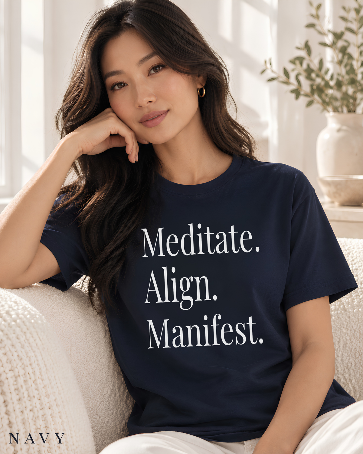 Meditate. Align. Manifest. Tee