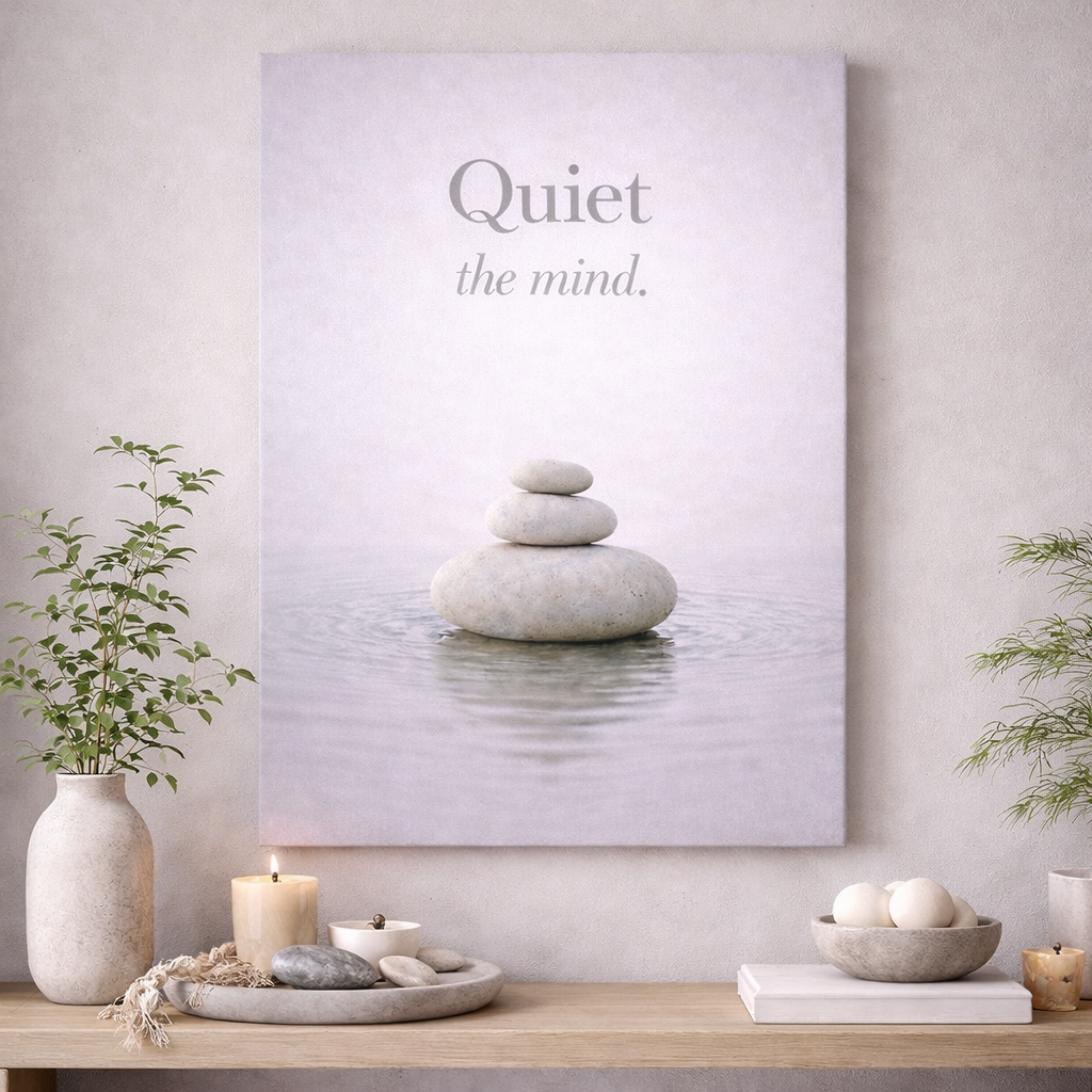 "Quiet the Mind" Canvas Wall Art