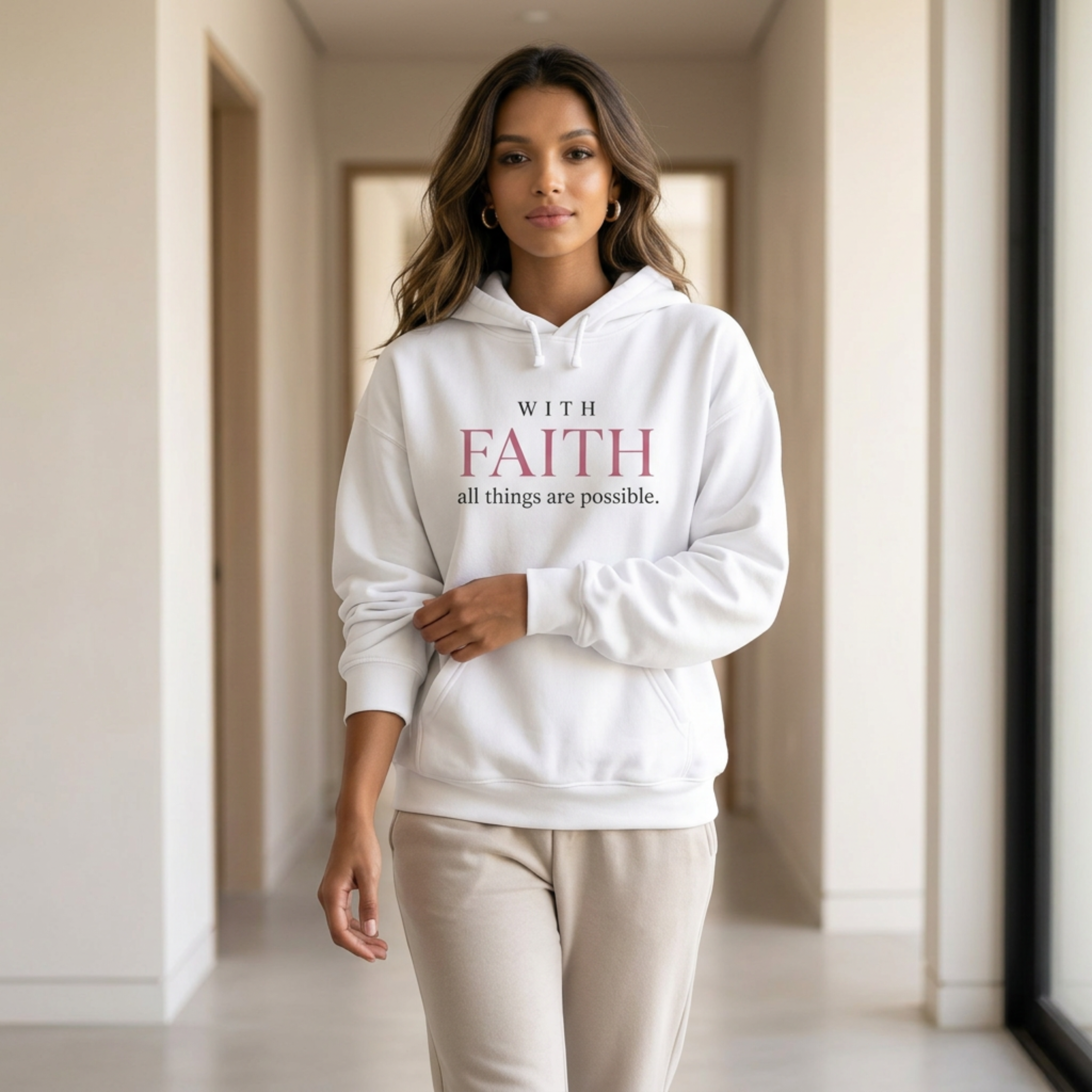 "With Faith" Hoodie