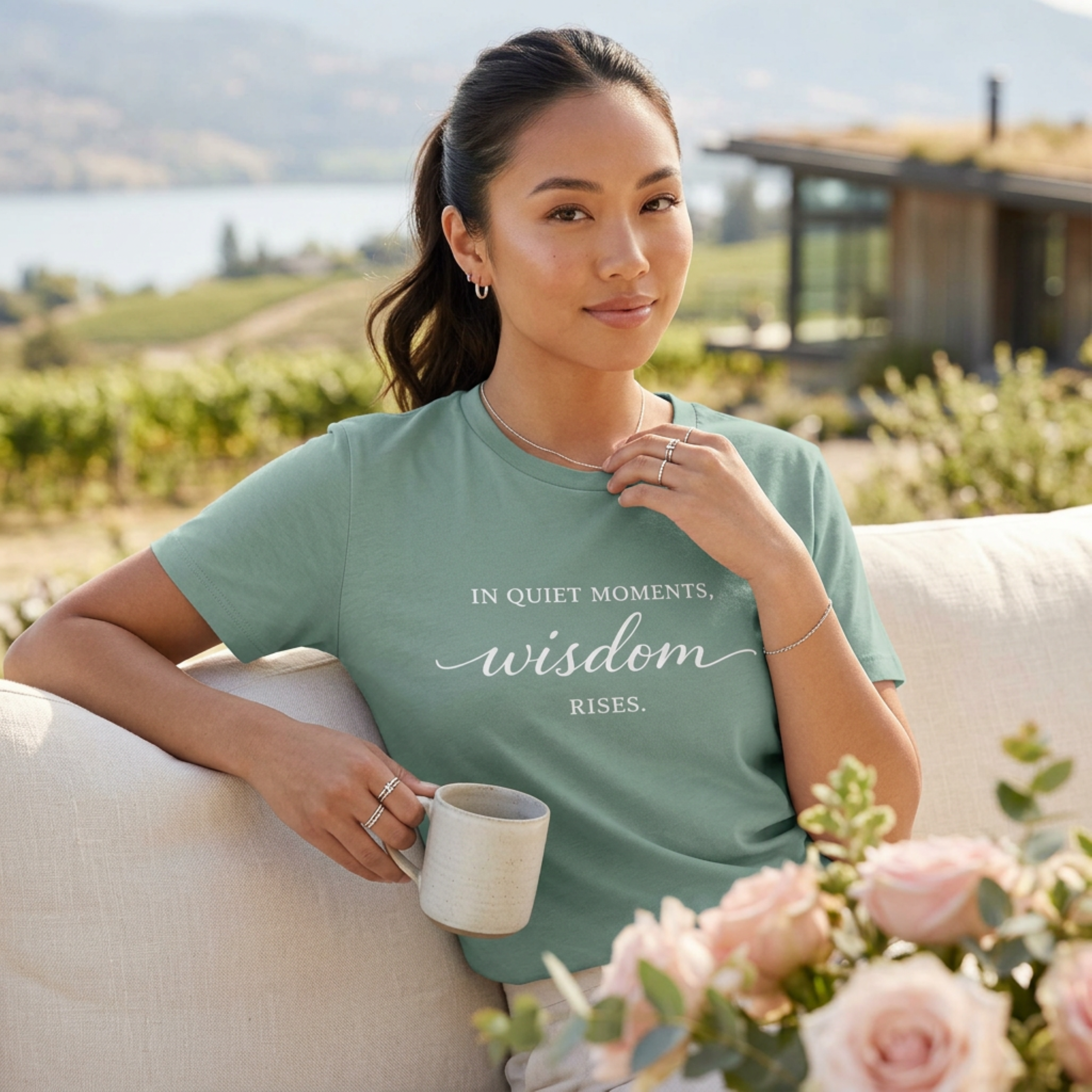 "Wisdom Rises" Everyday Tee