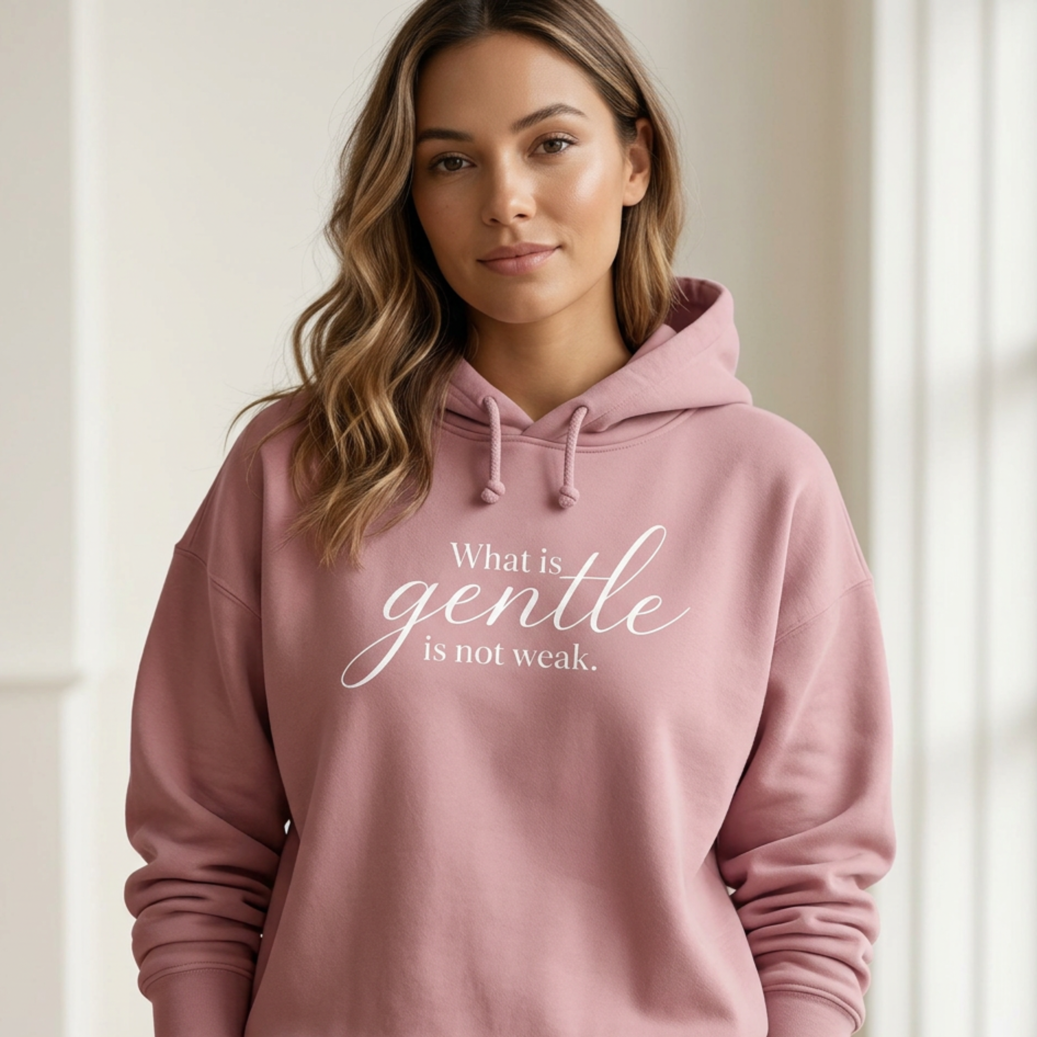 "Gentle Is Not Weak" Hoodie