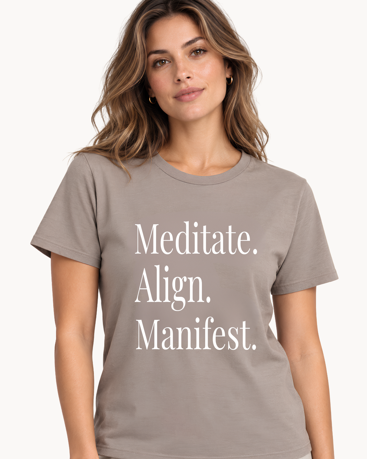 Meditate. Align. Manifest. Tee