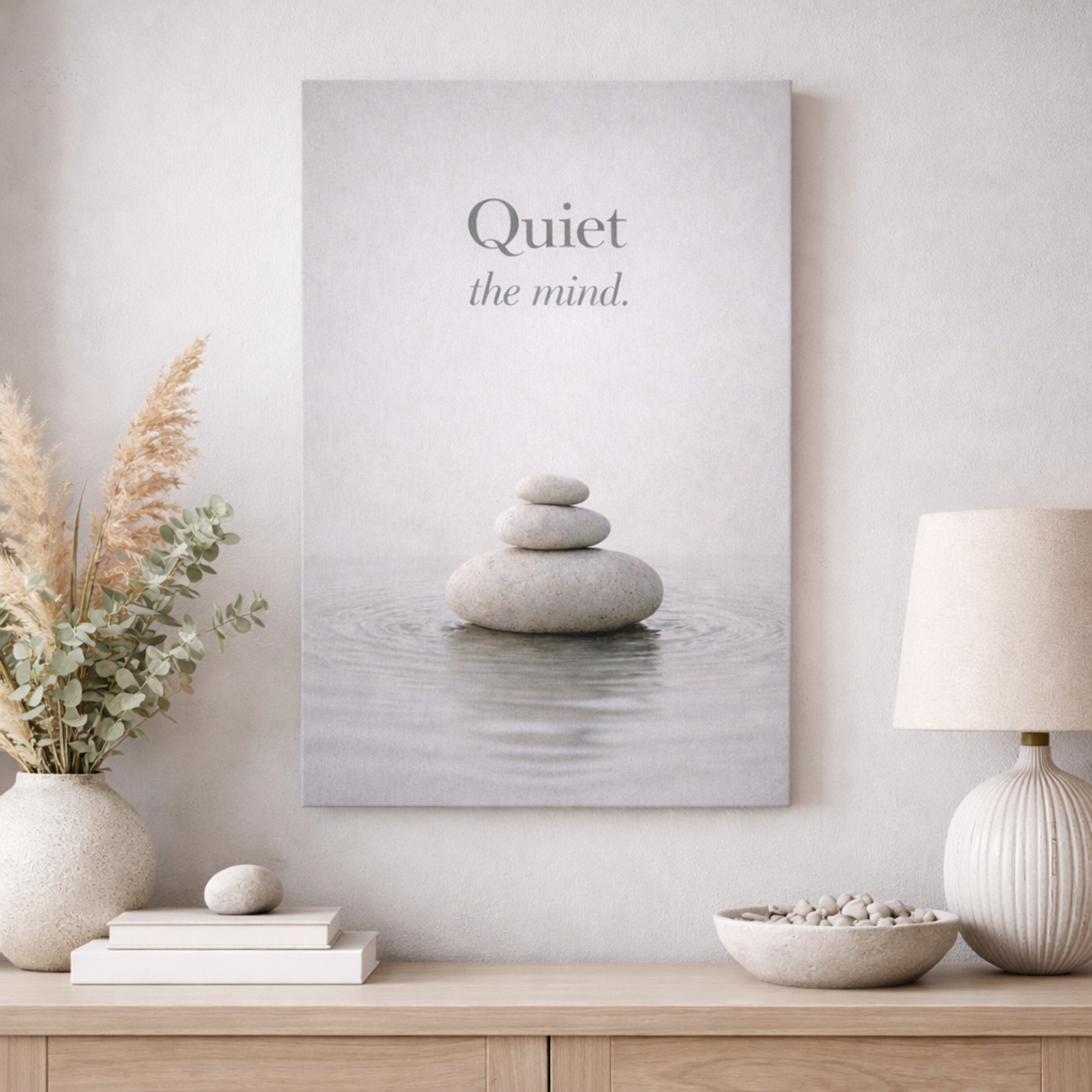 "Quiet the Mind" Canvas Wall Art