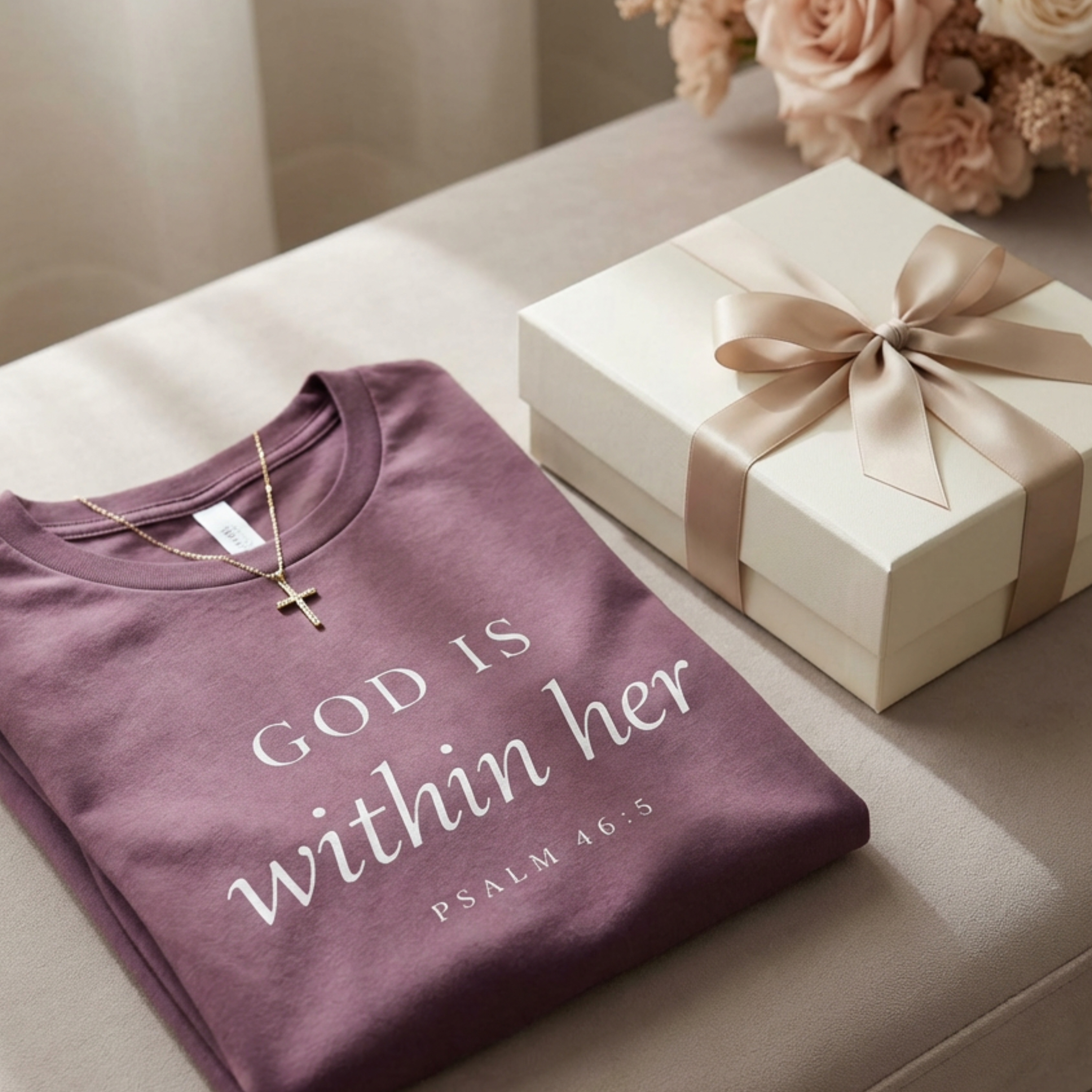 "God Is Within Her" Everyday Tee