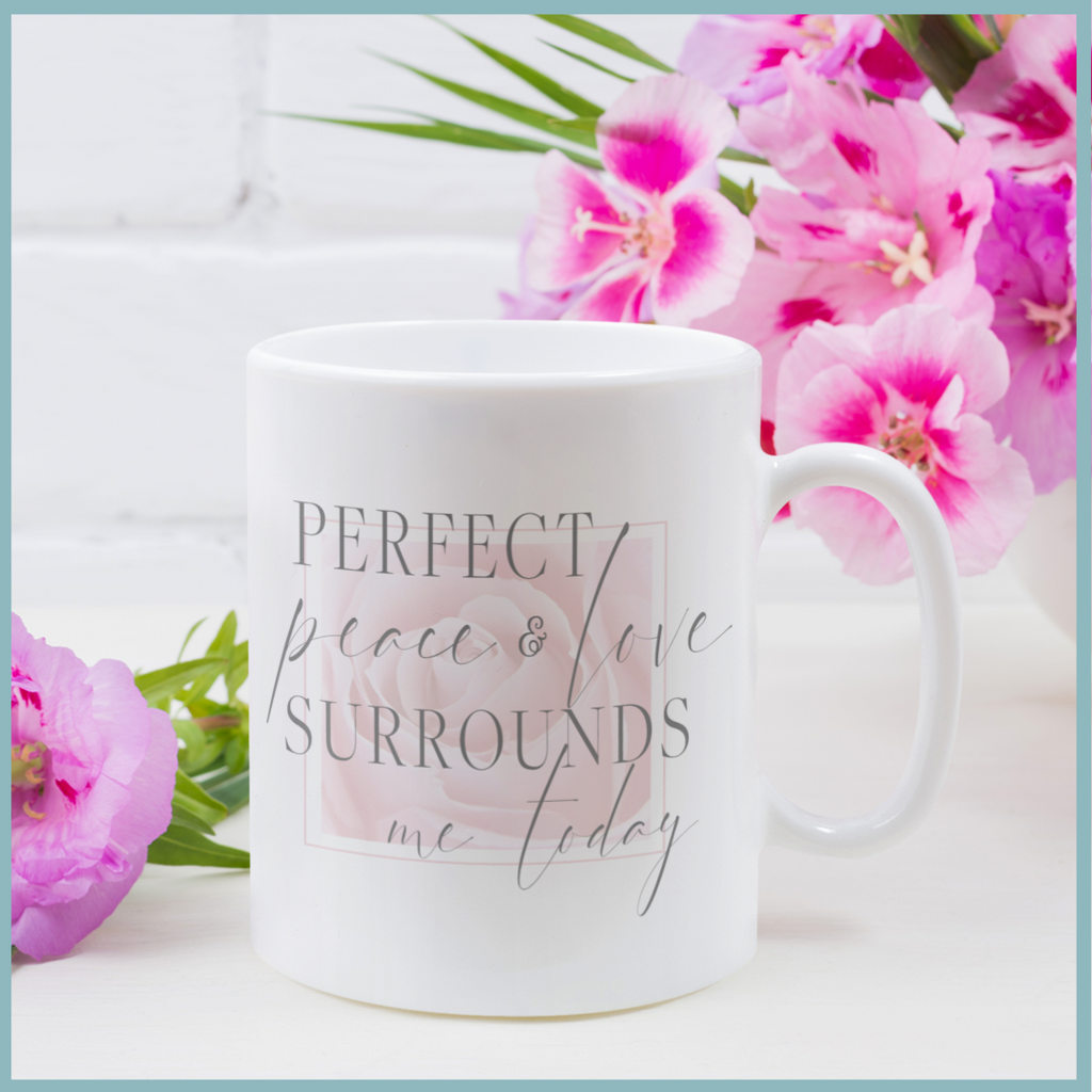 "Perfect Peace & Love" Coffee Mug